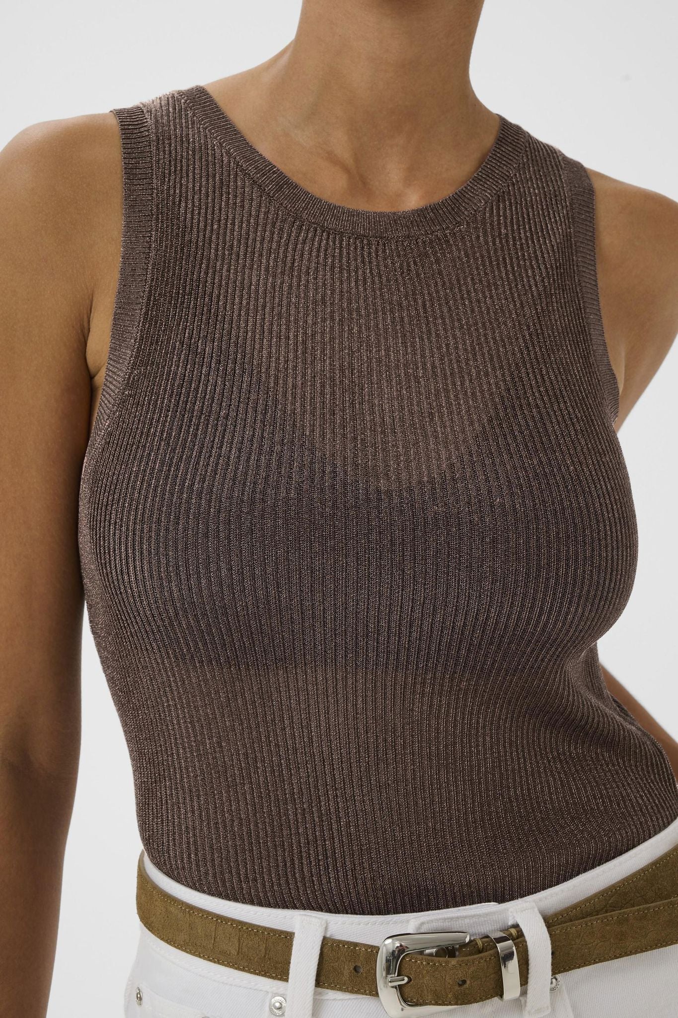 Silvigz Top Deep Brown Metallic