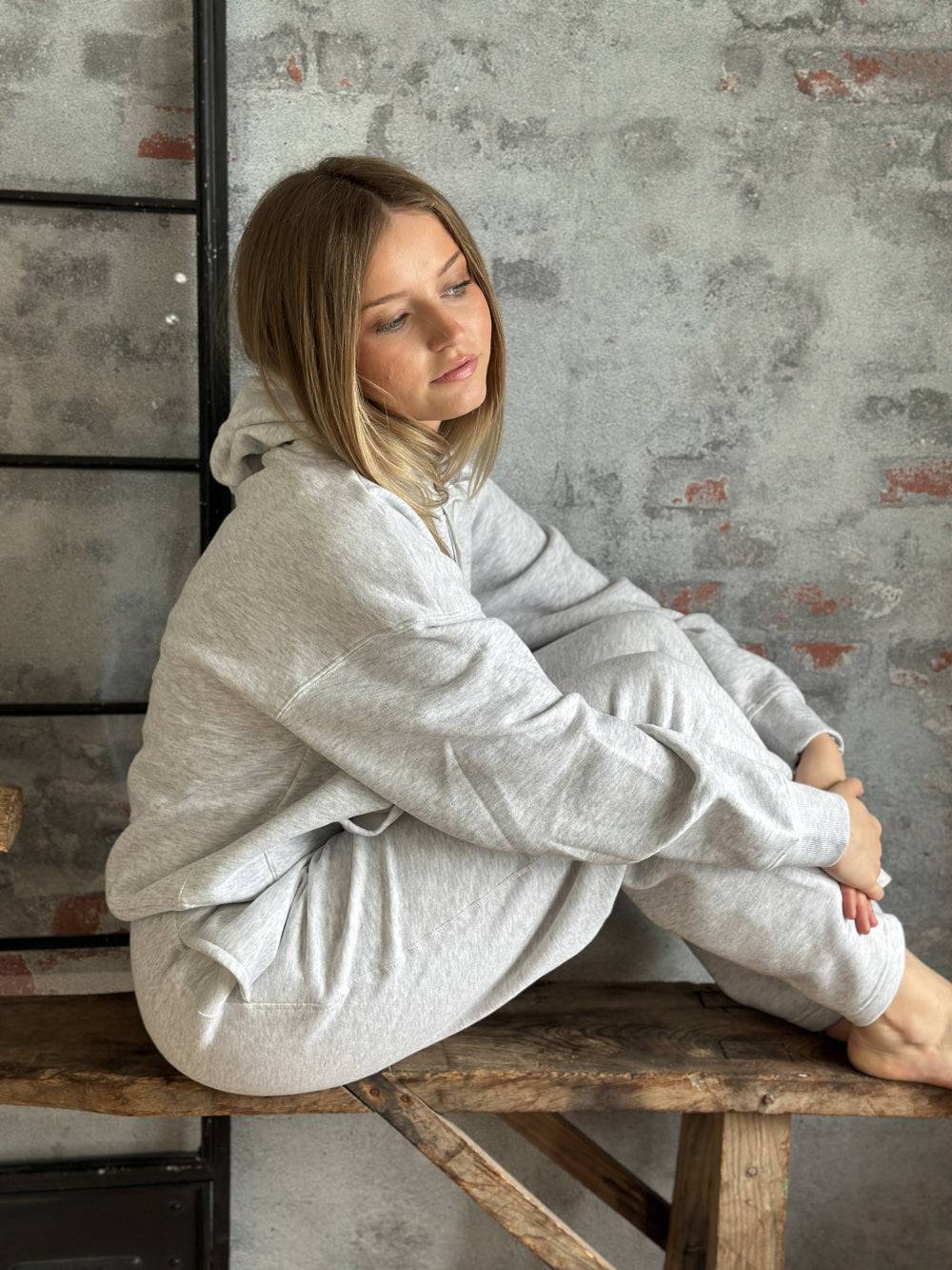 Best Straight Pant Light Grey Melange