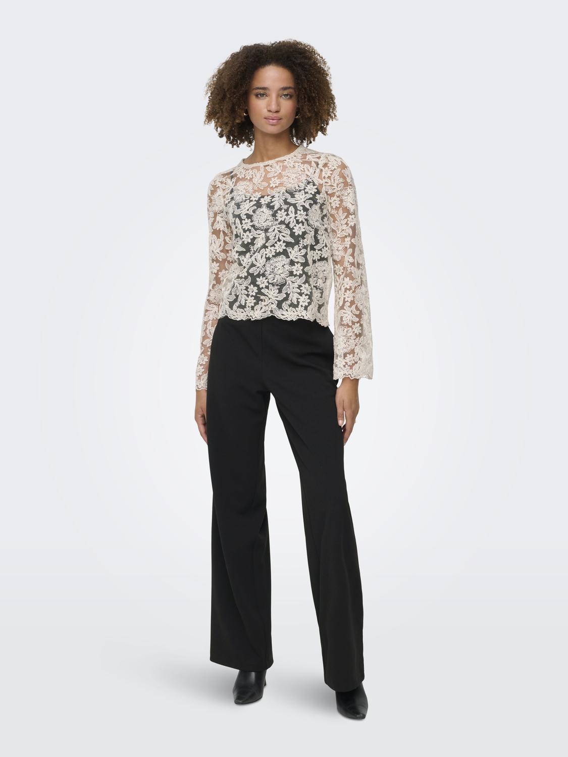 Gala Belt Wide Pant Black