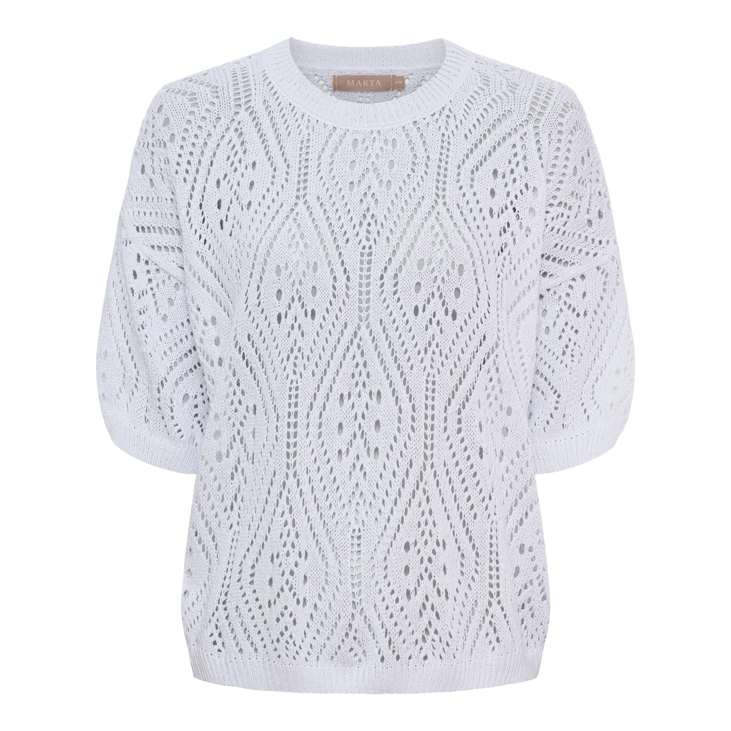 Vina Knit White
