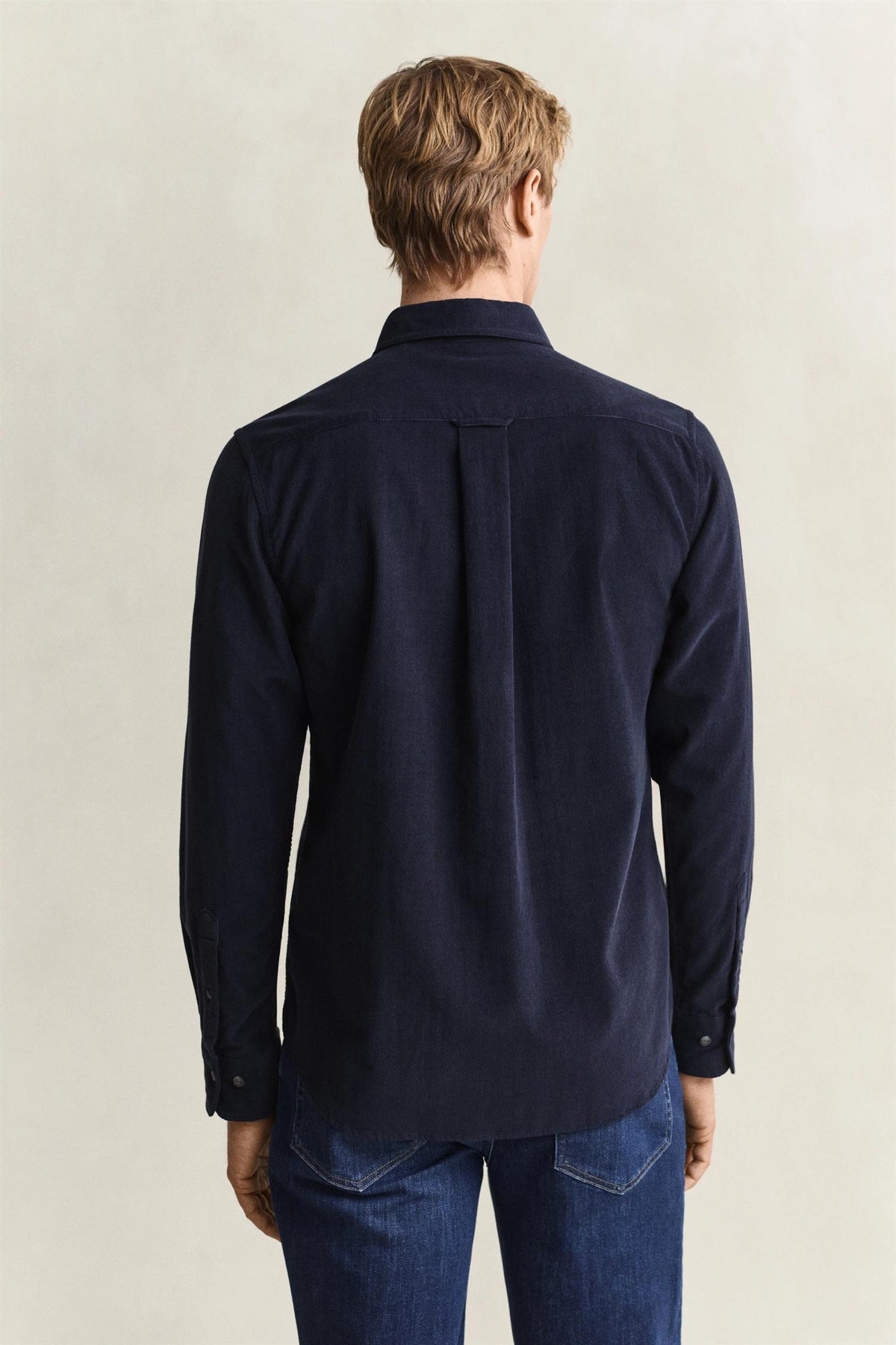 Reg Baby Cord Shirt Evening Blue