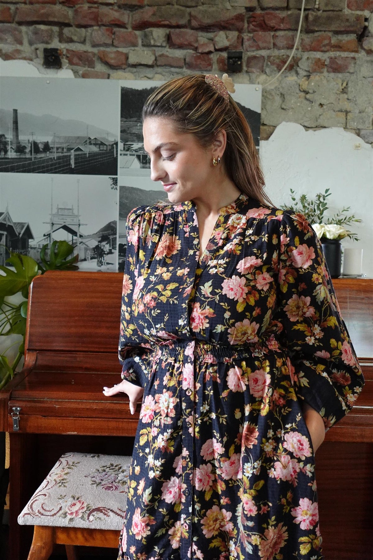 Bohemian midi dress