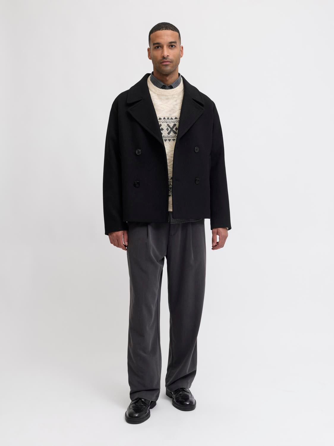 Max Fairisle Knit Simply Taupe