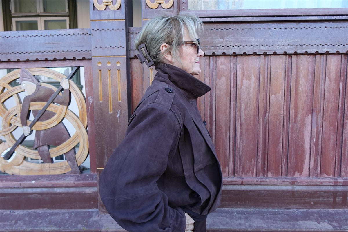 Mwpetra Suede Pleat Jacket
