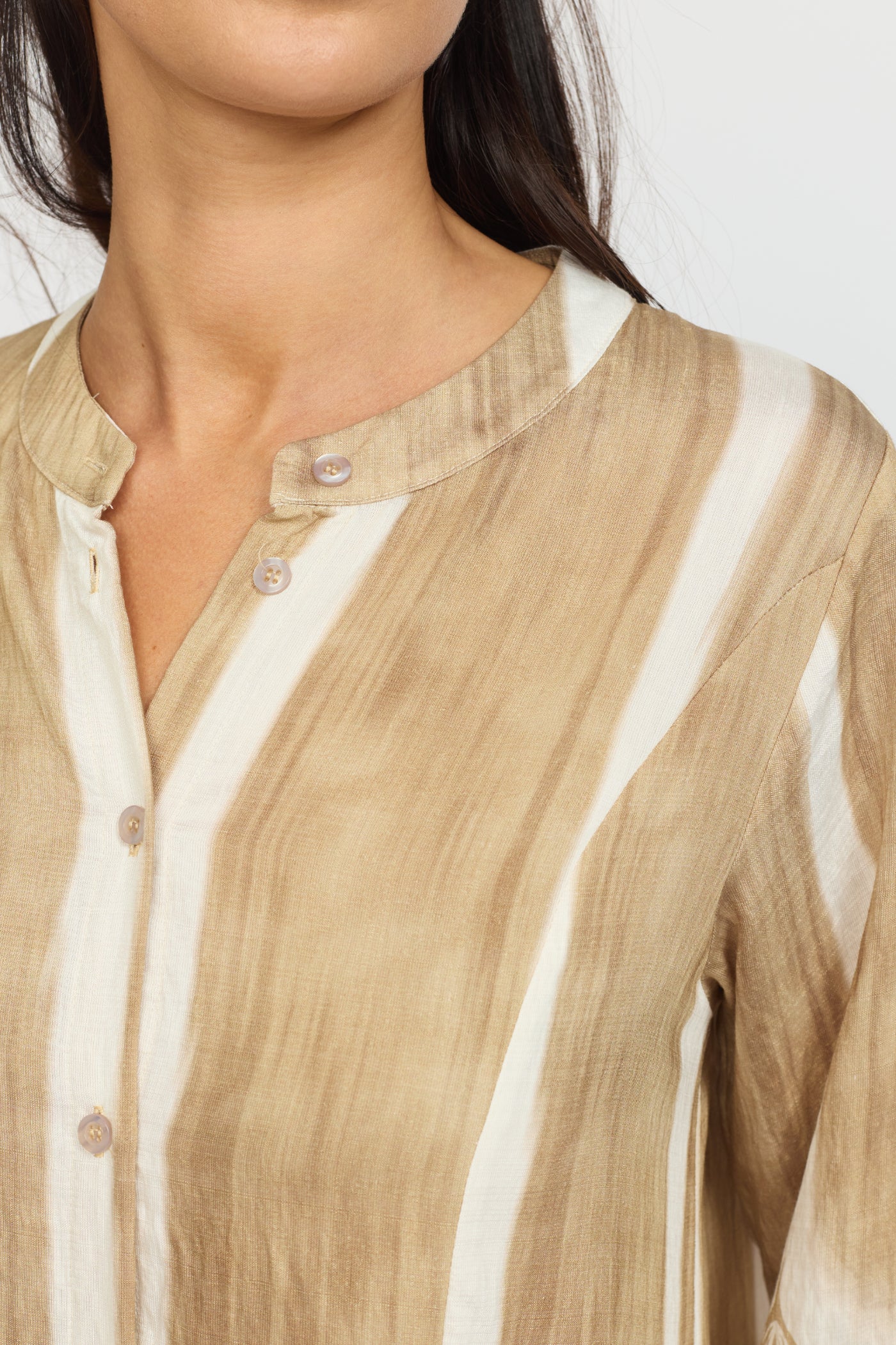 Ket Dress Sand Stripe
