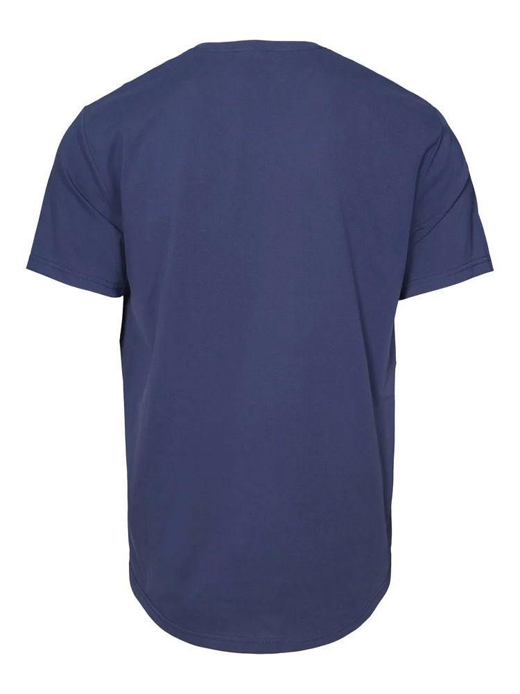 Round Neck Tee Bluegrey