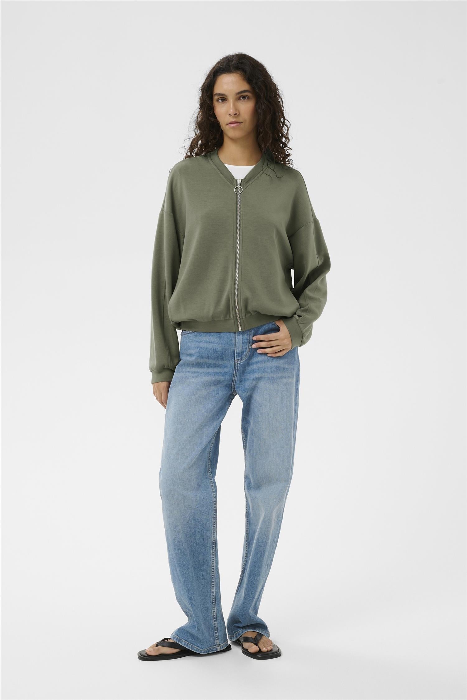 Simi Vincent Zipper Jacket Mulled Basil