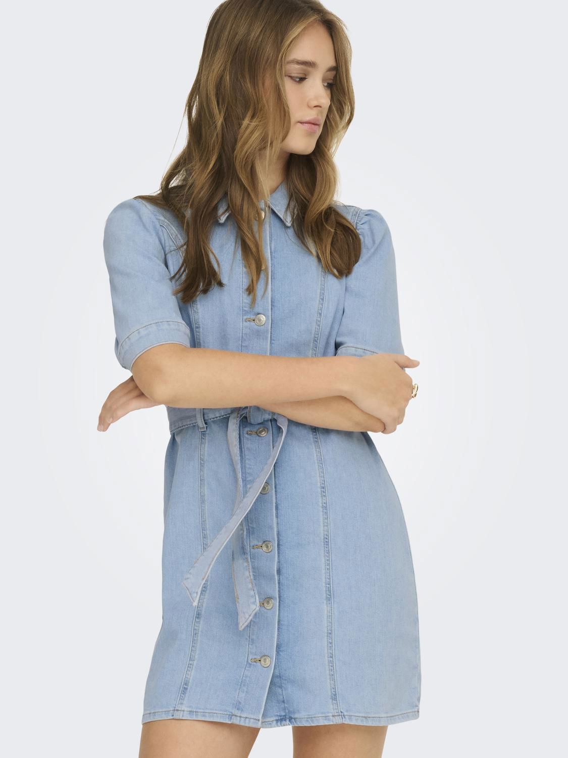 Onlvibbe Ss Belt Dnm Dress Akm