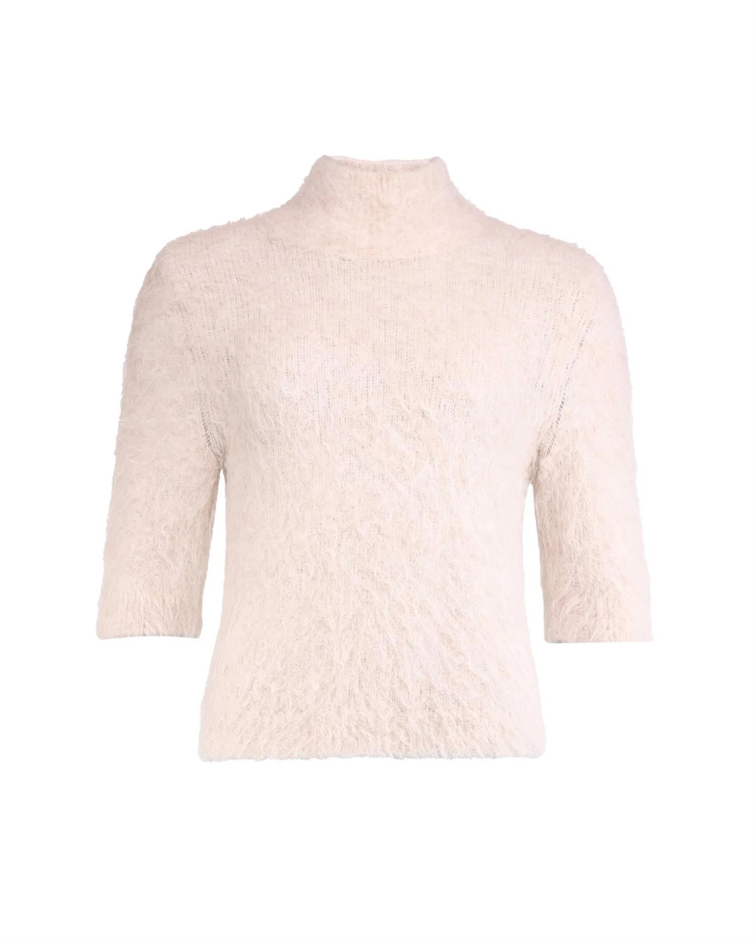 Hairy Knit Turtleneck- 024 Soft