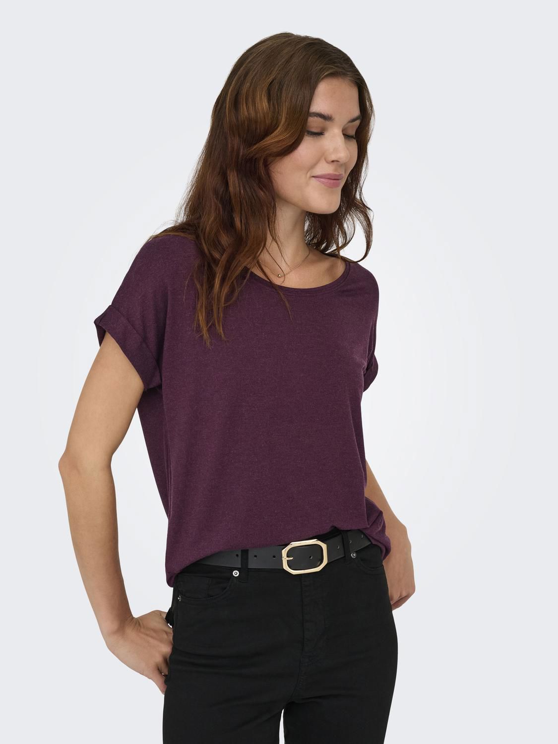 Onlmoster S/s O-Neck Top Winetasting Noos Jrs
