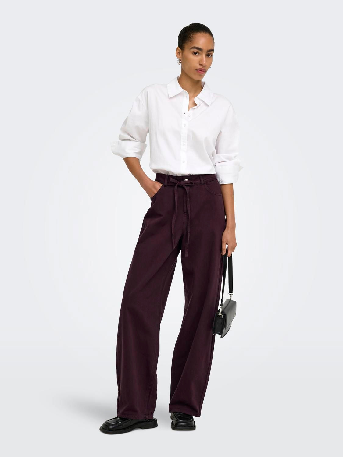 Onlgianna-Silla Mw St Belt Pant Fudge