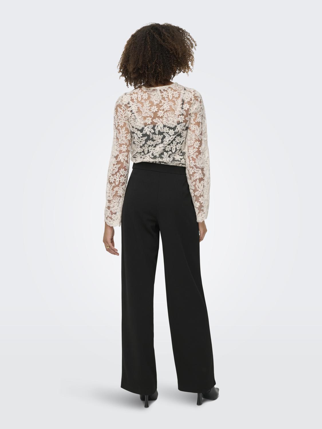 Gala Belt Wide Pant Black