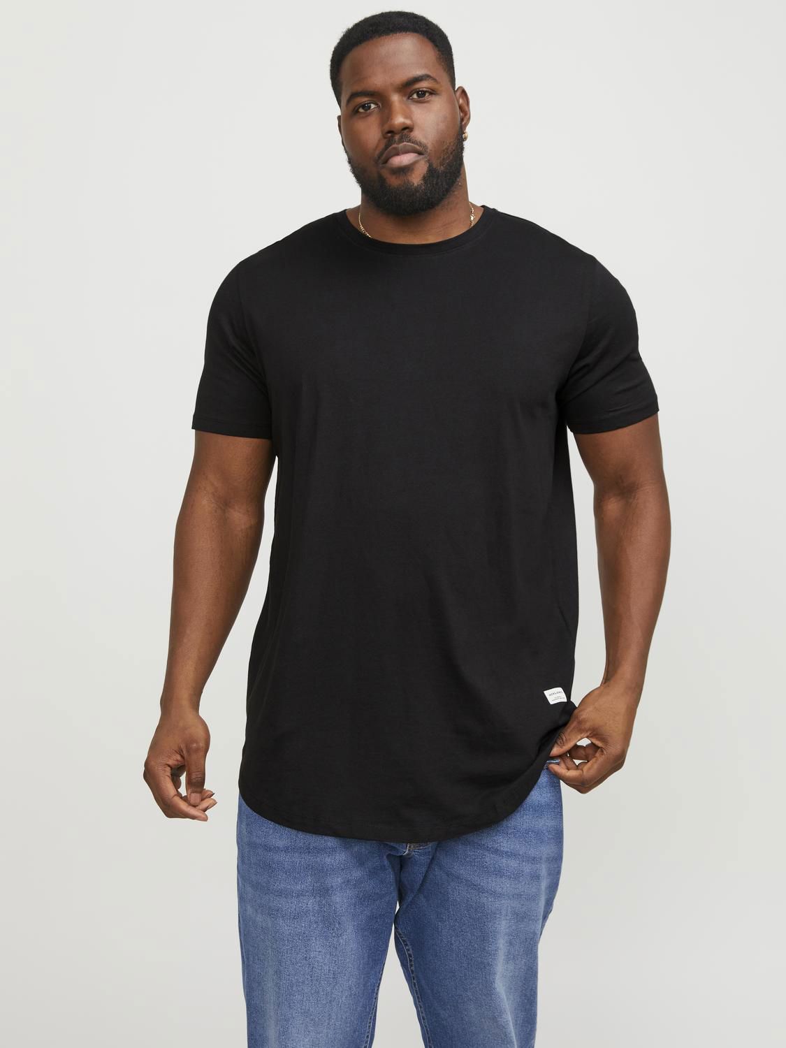 Jjenoa Tee Ss Crew Neck Black Noos