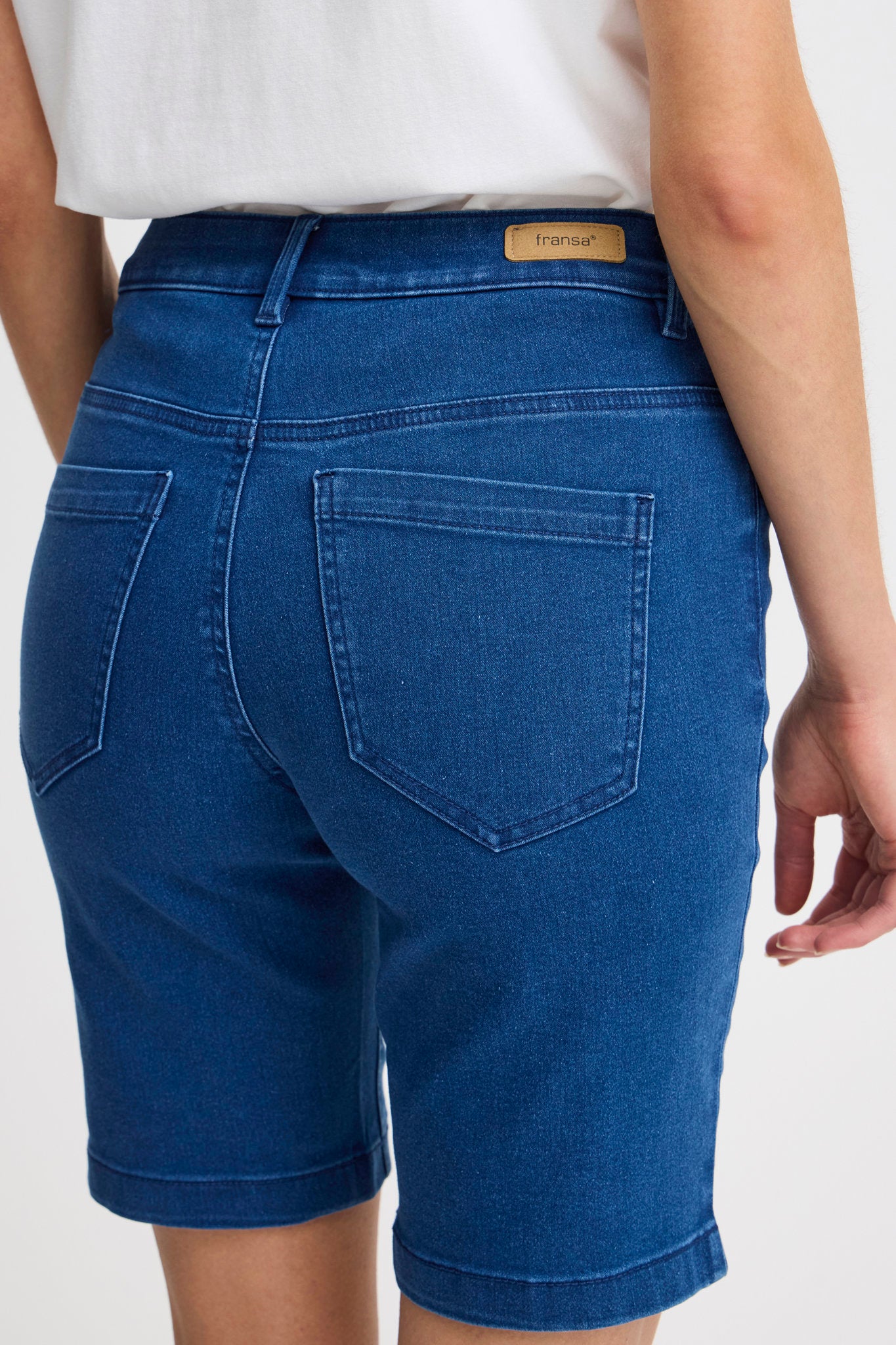 Luxe Elli Shorts Mid Blu Denim
