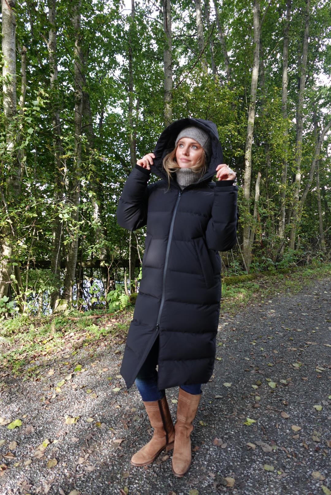 Frostin Long Puffer Black
