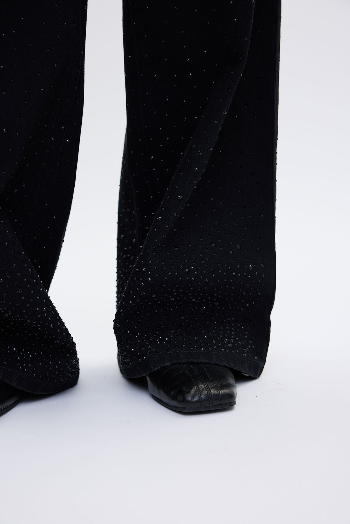 Abbyfv 768 Denim Black Rhinestone