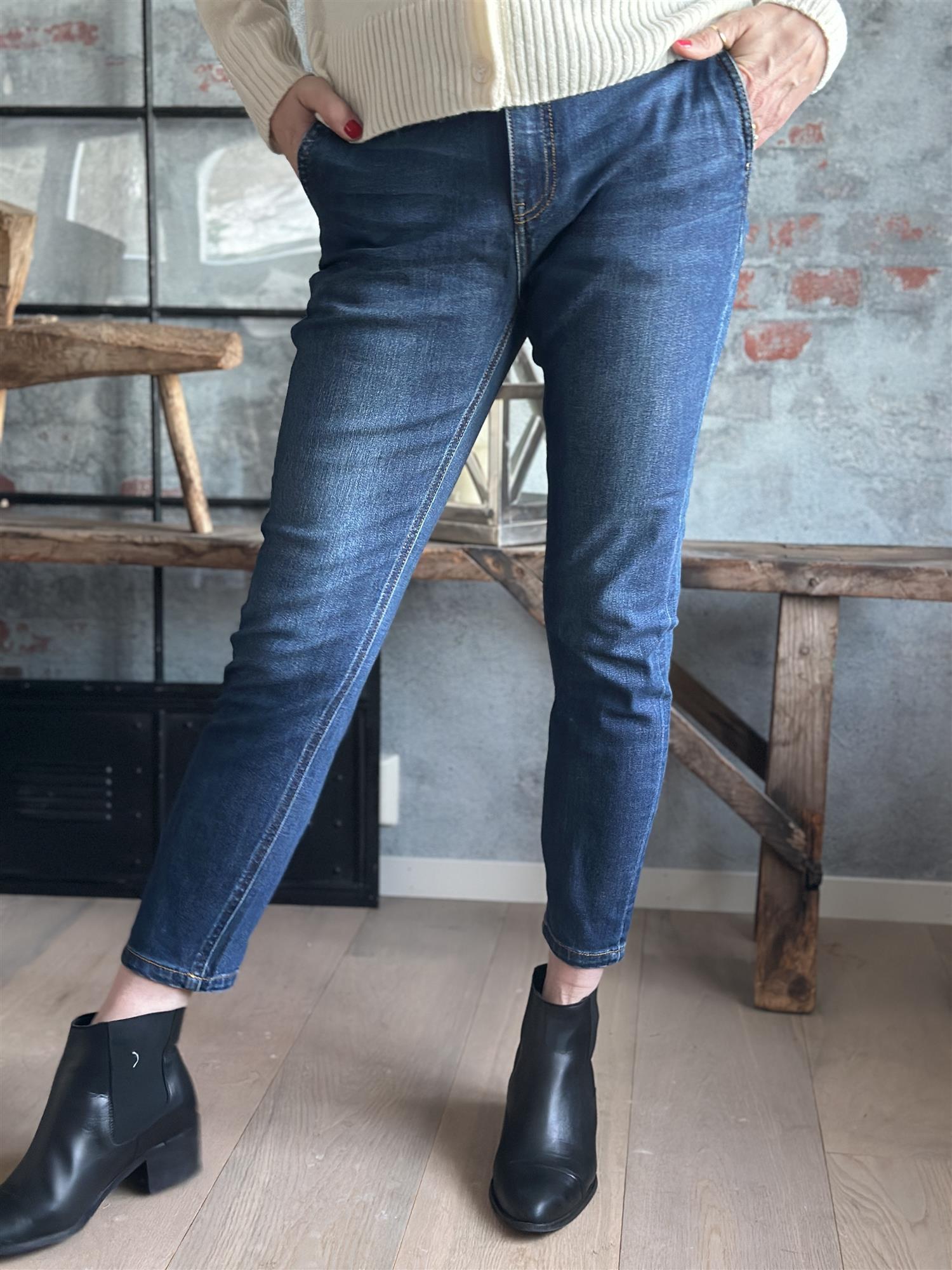 Jane Pant Medium Blue Denim