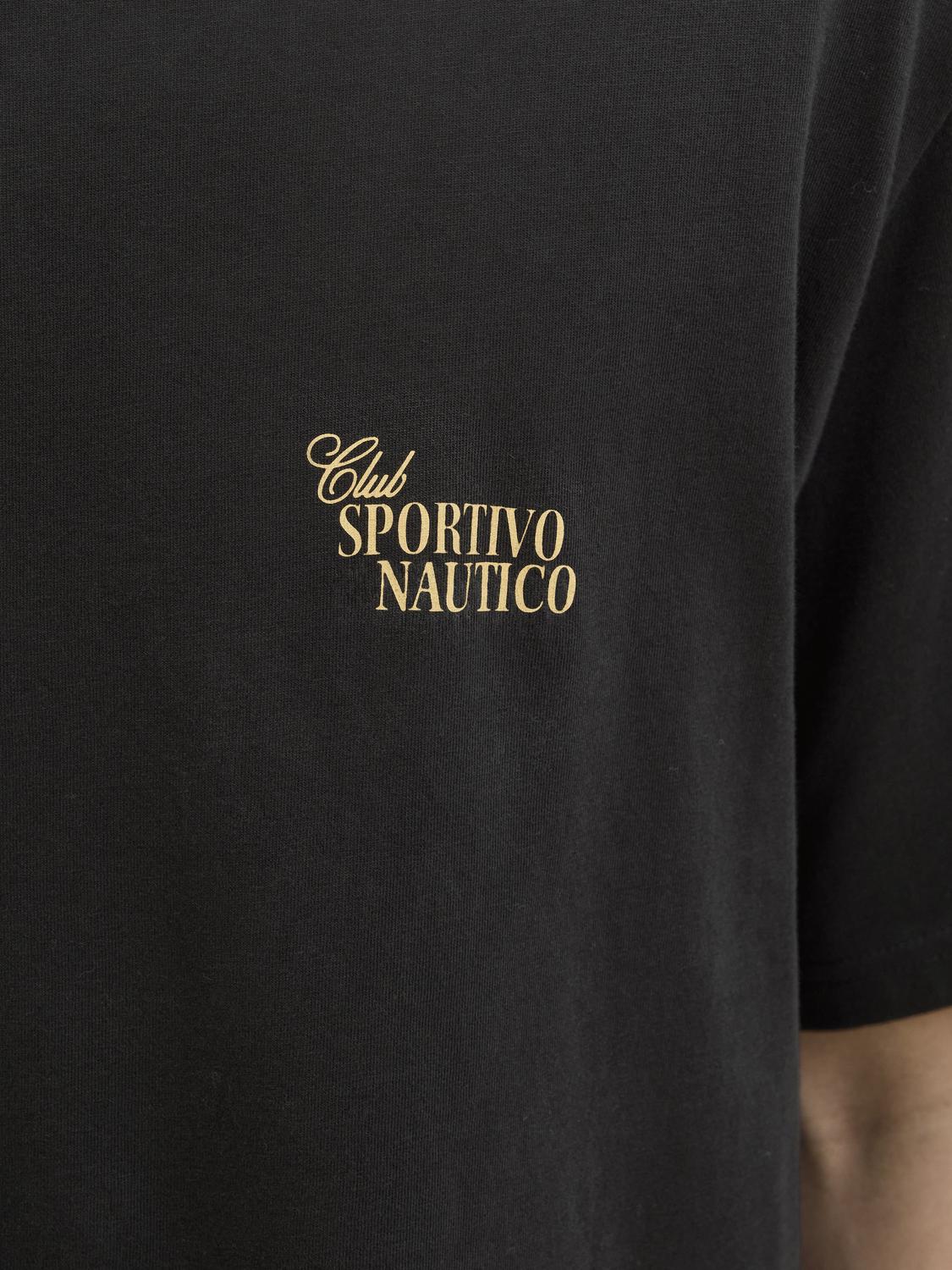 Hydra Cutout Tee Black