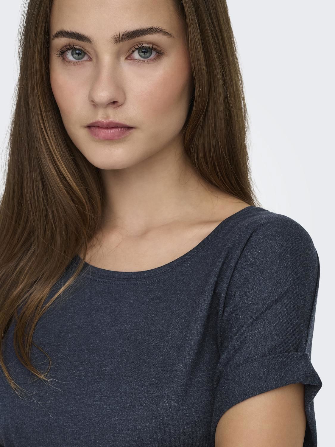 Onlmoster S/s O-Neck Top Noos Jrs