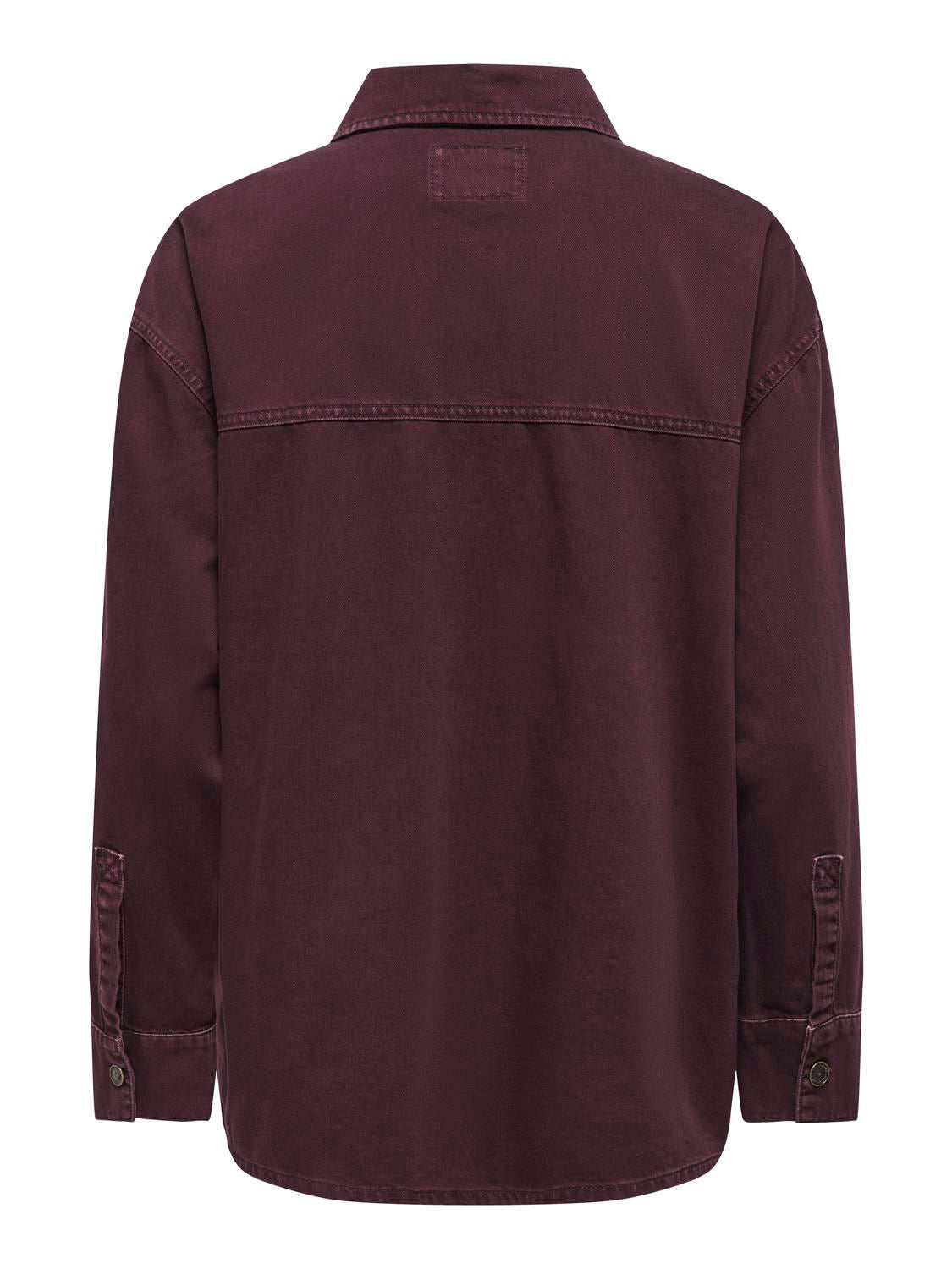 Onlsilla L/s Shacket Fudge