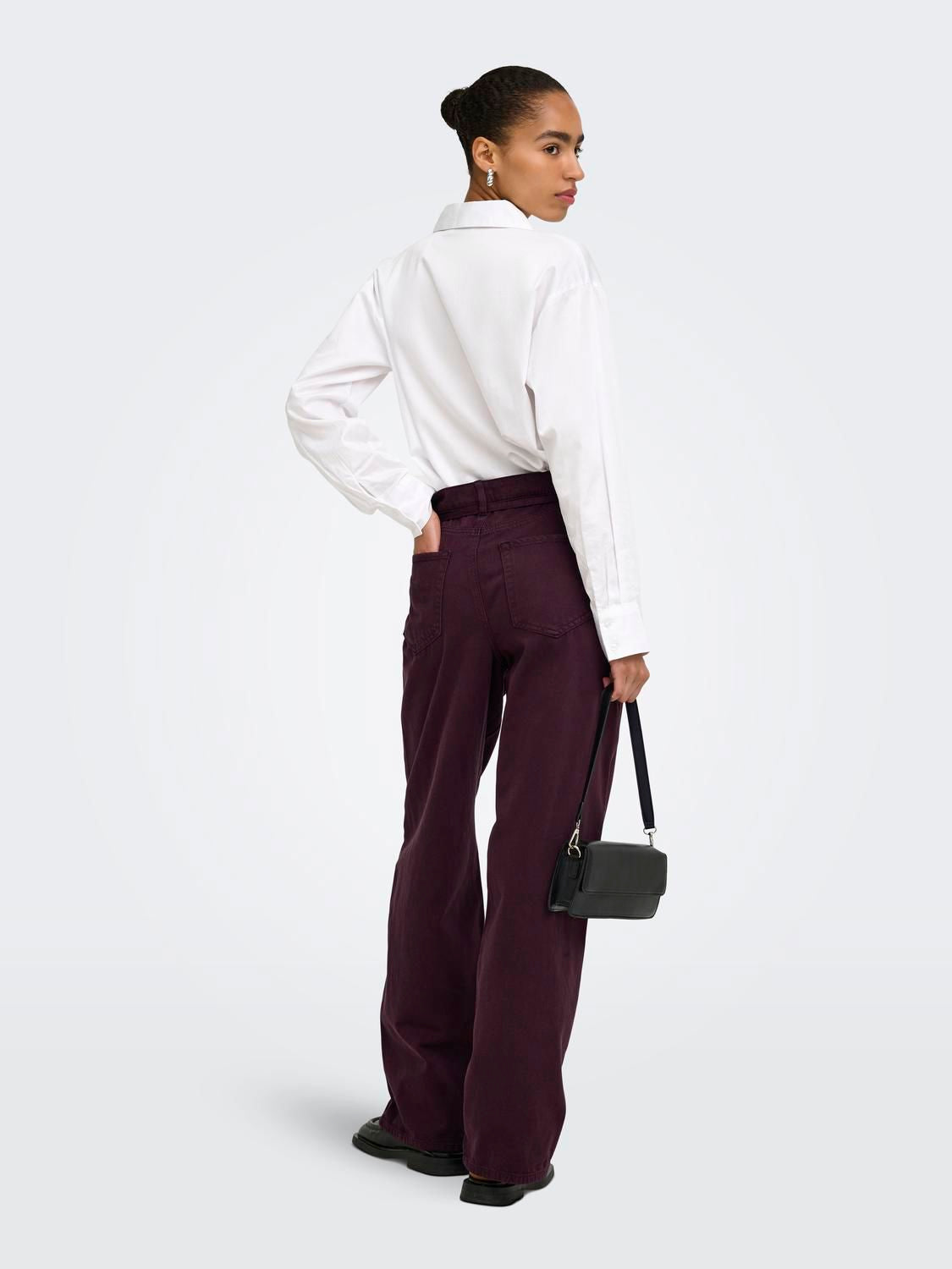 Onlgianna-Silla Mw St Belt Pant Fudge