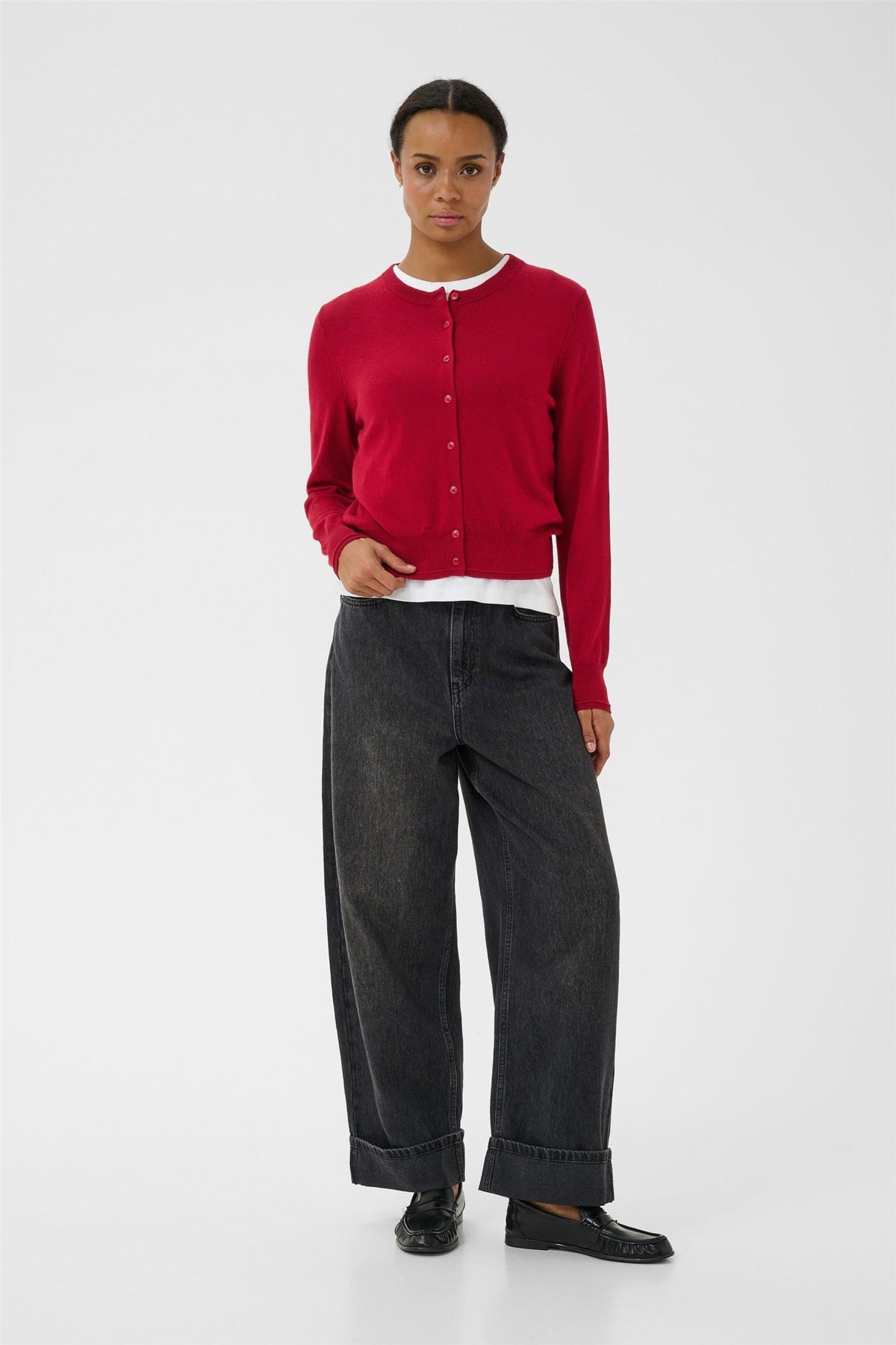 Noelanipw Cardigan Biking Red