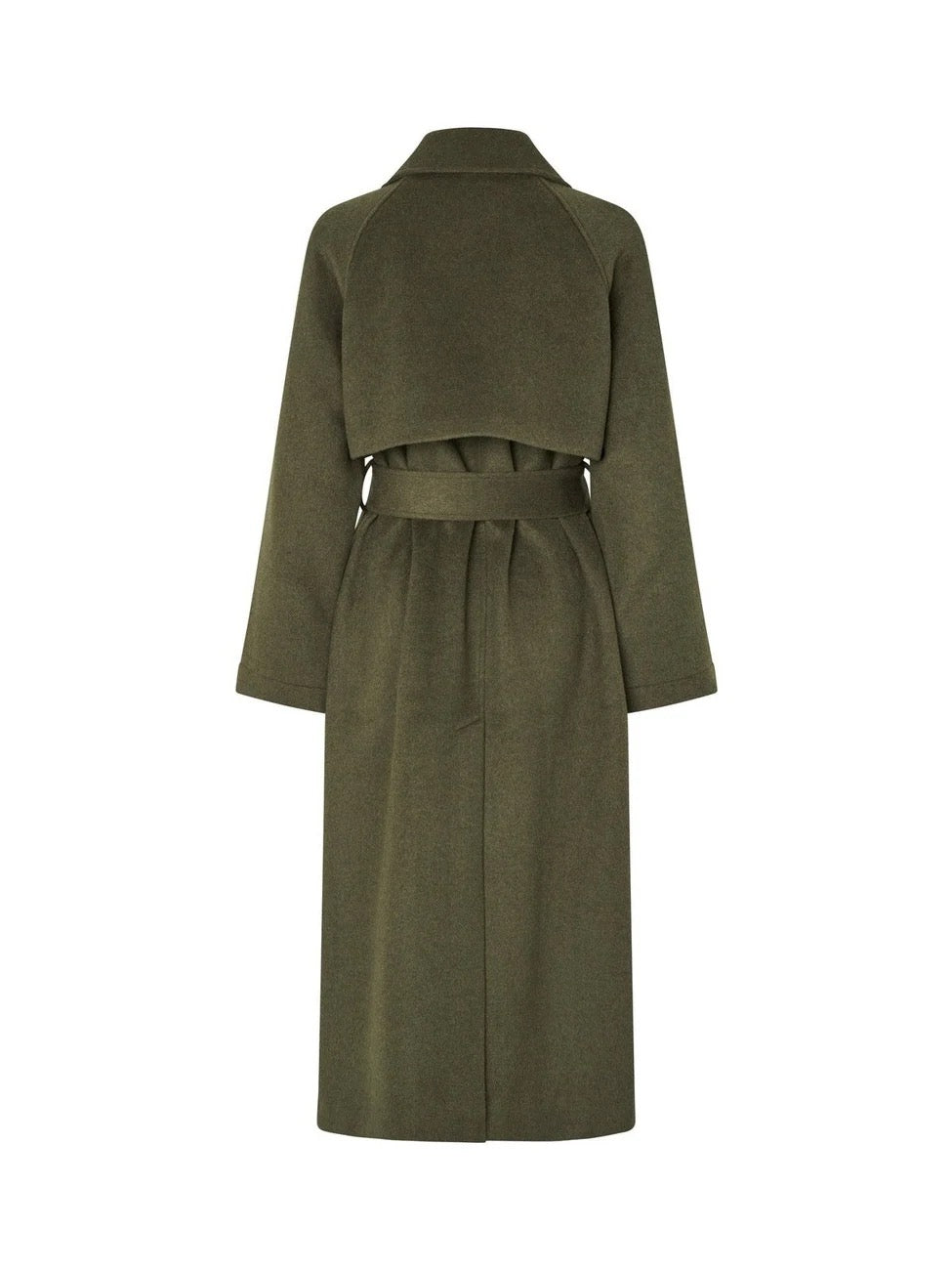 Odonna Lava Coat Dusty Olive Melange