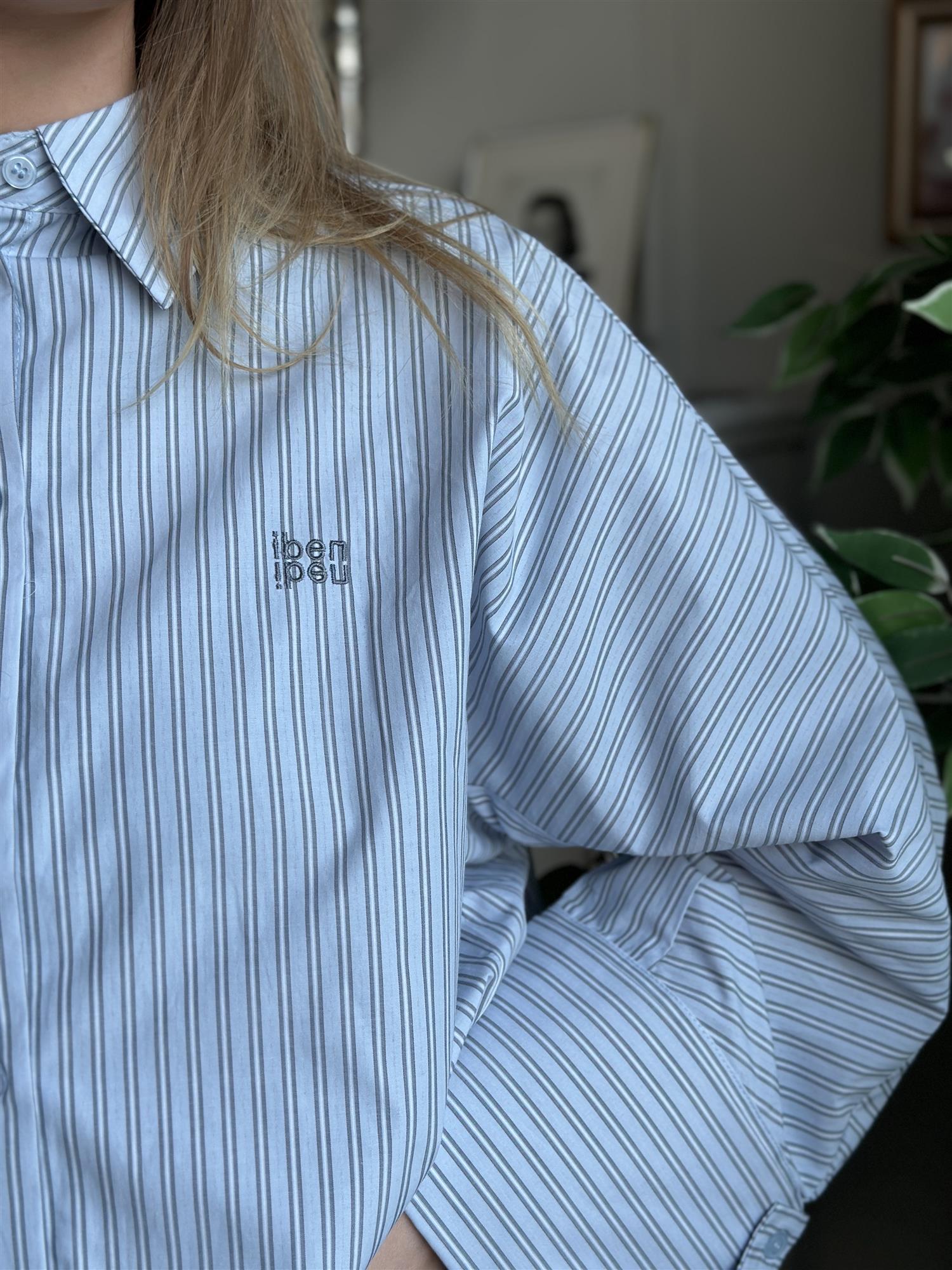 Atari Shirt Sky Stripe