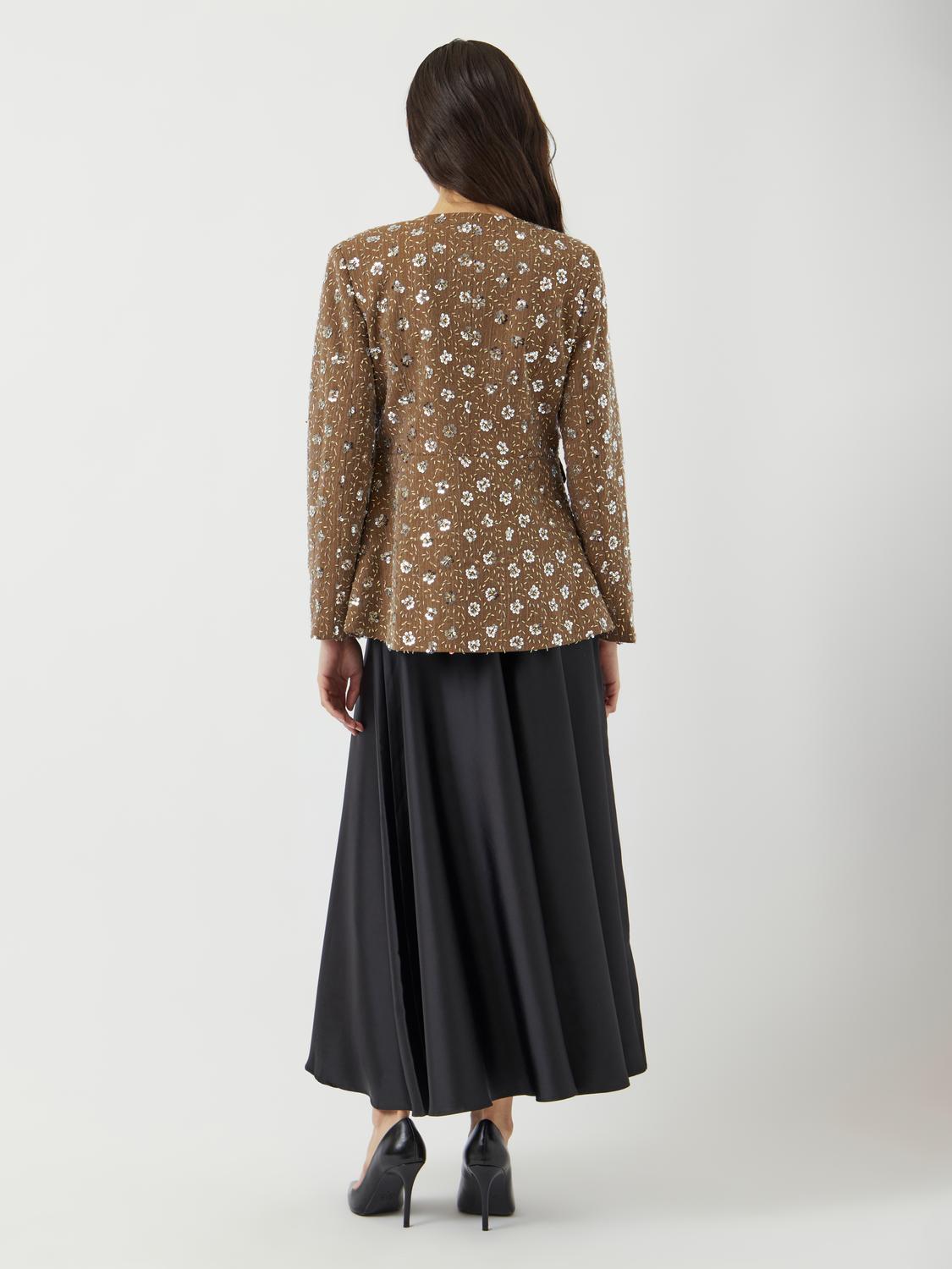 Soller LS Blazer Taupe Gray