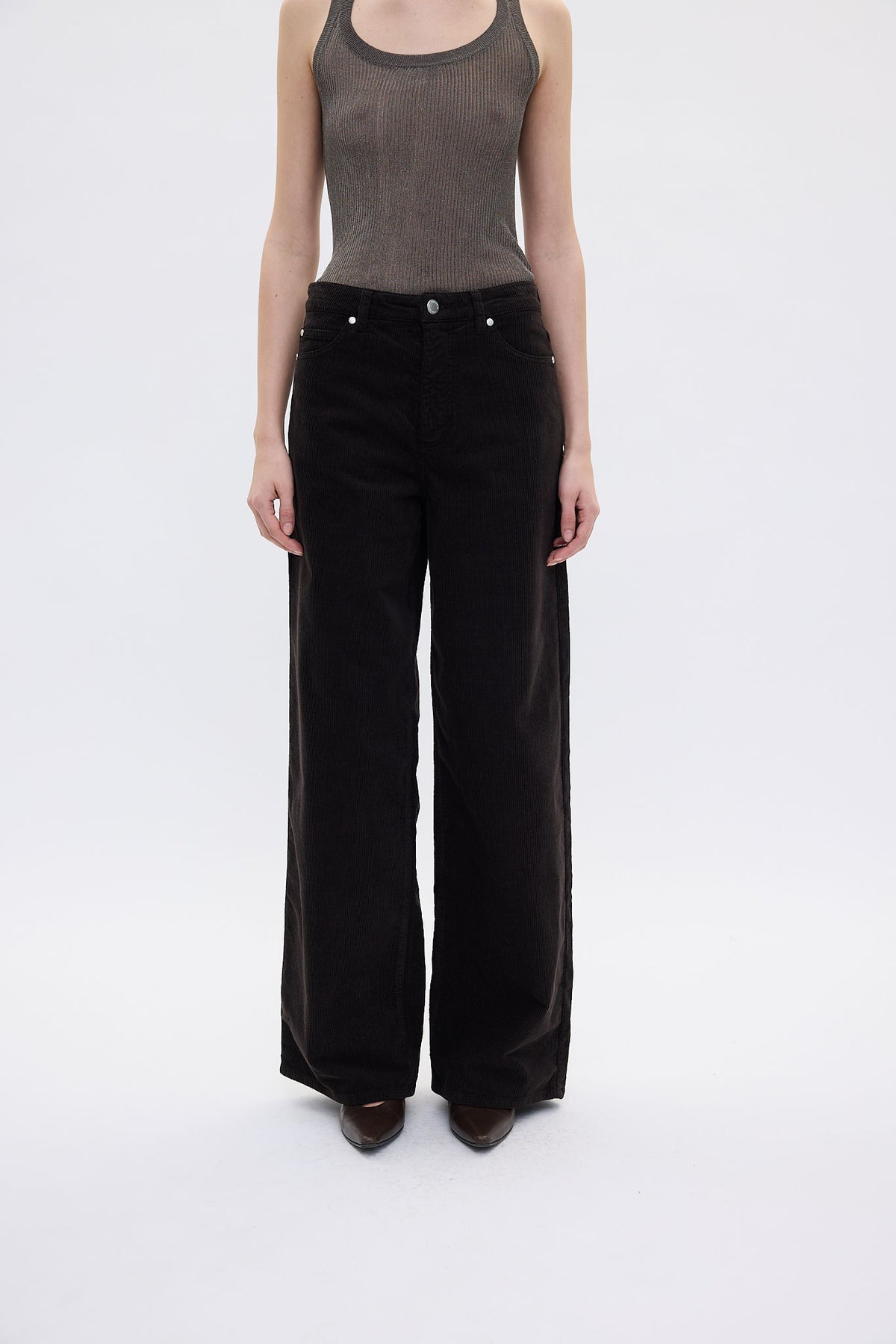 Abbyfv 393 Dark Coffee Corduroy