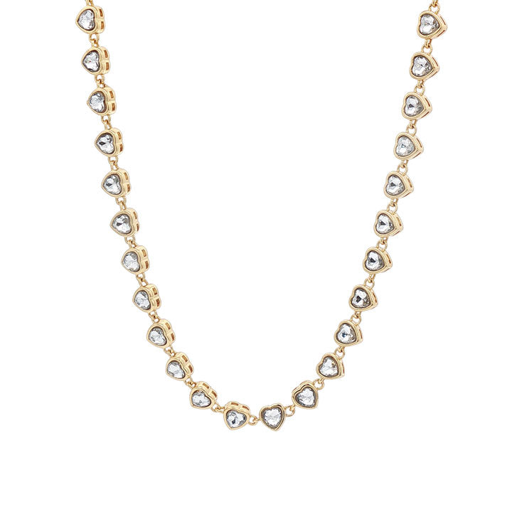 Sweetheart Necklace Gold Tone Damli