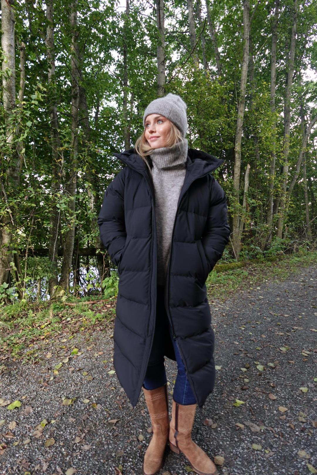 Frostin Long Puffer Black