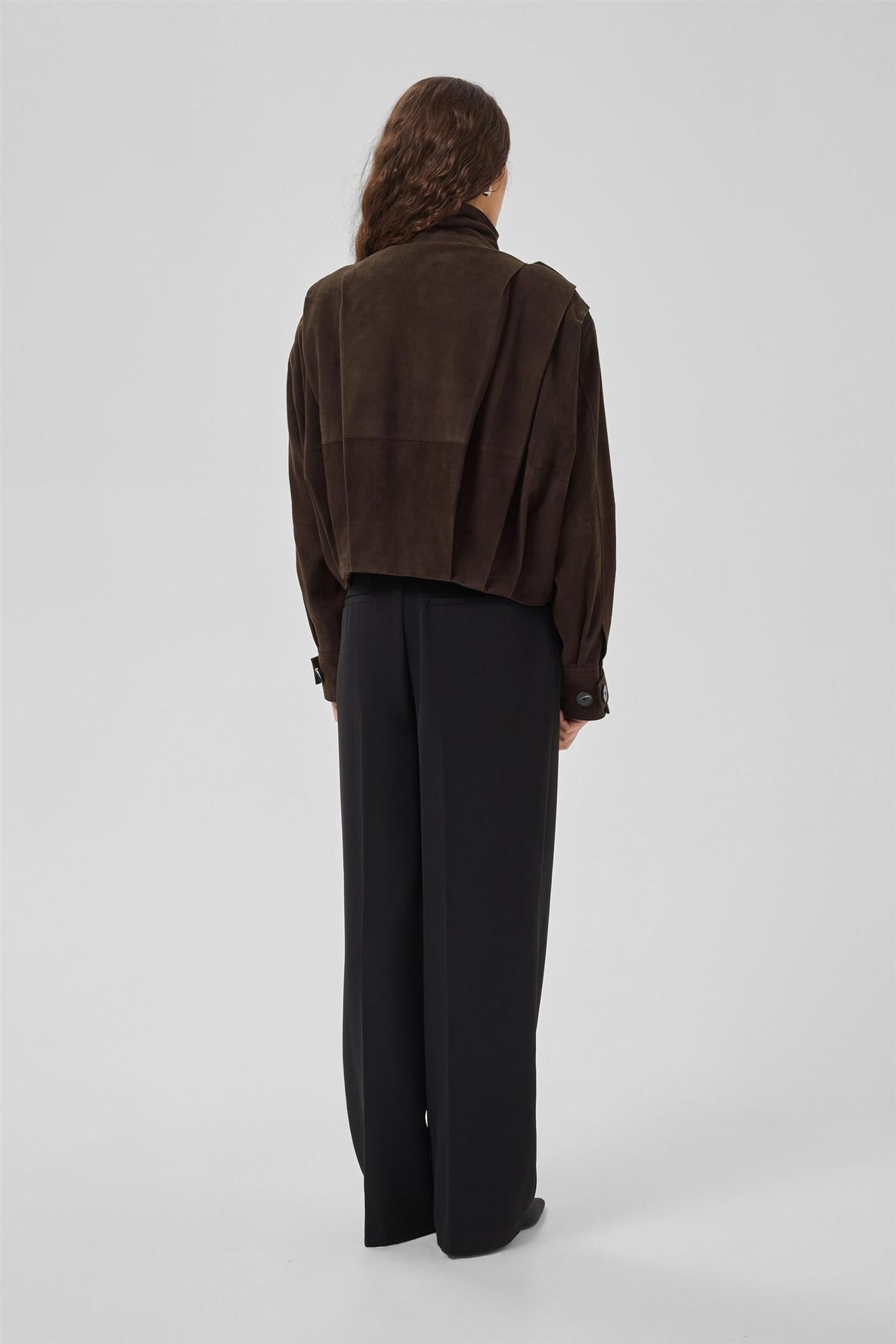 Mwpetra Suede Pleat Jacket
