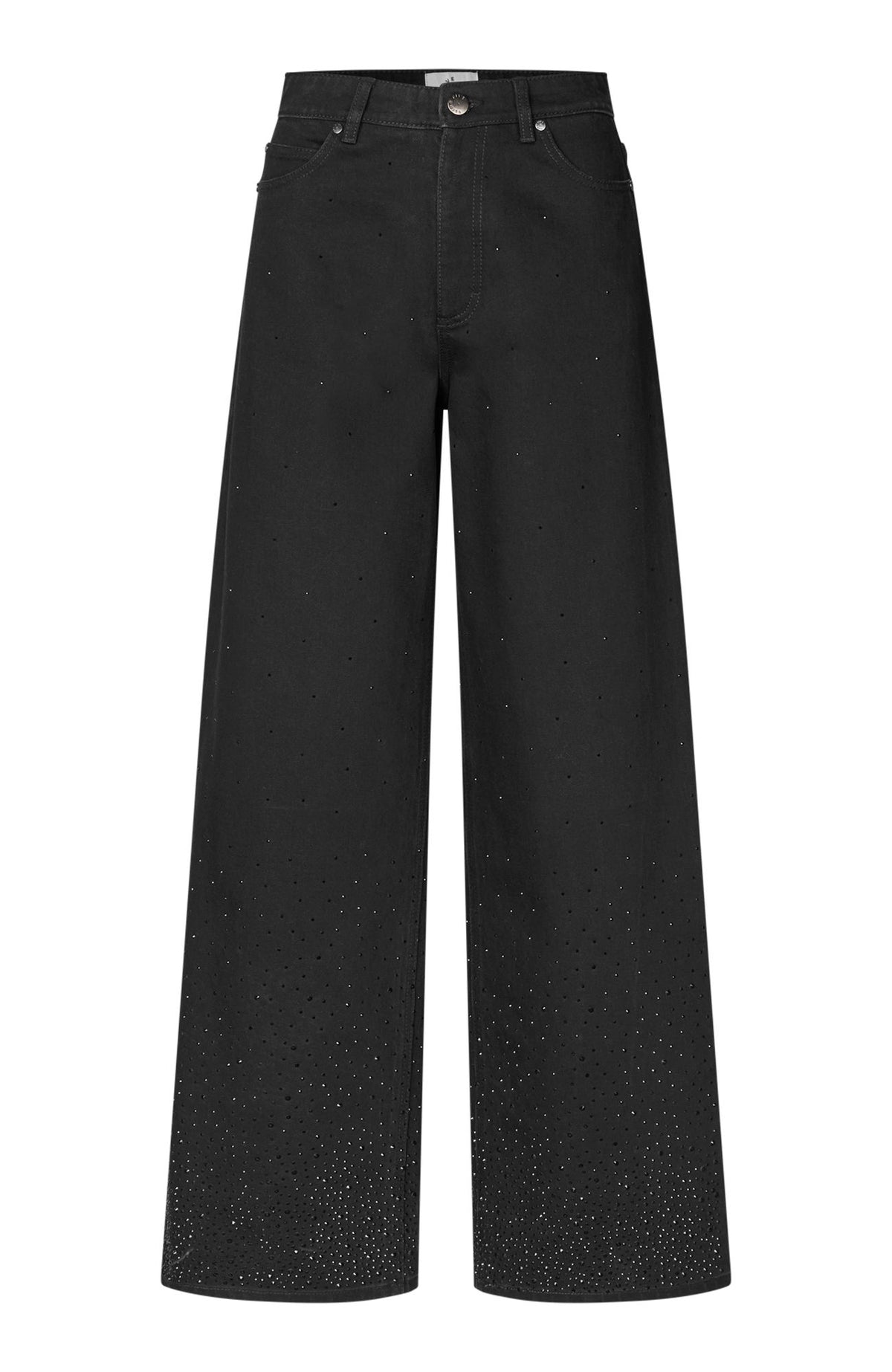 Abbyfv 768 Denim Black Rhinestone