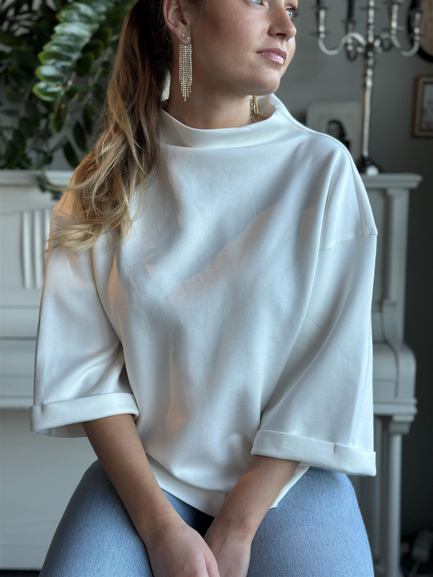 Elle Top Bright White