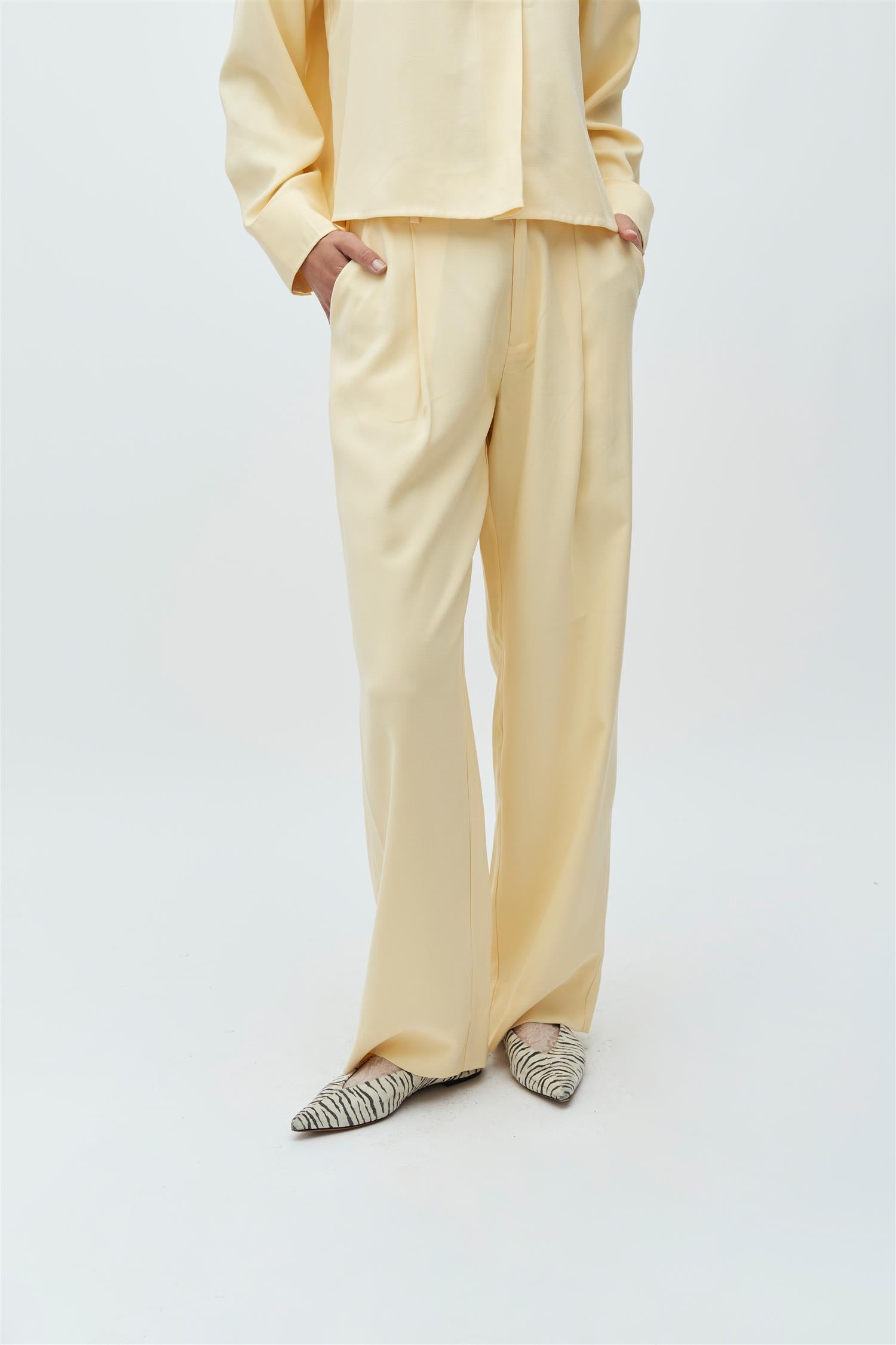 Daniello Cassi Pant Summer Yellow