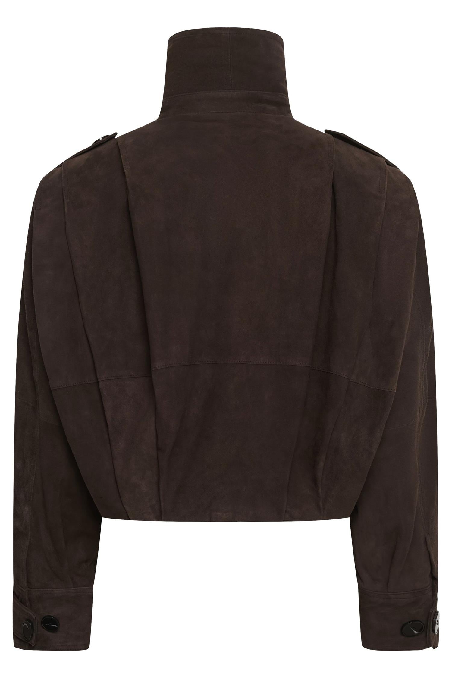 Mwpetra Suede Pleat Jacket