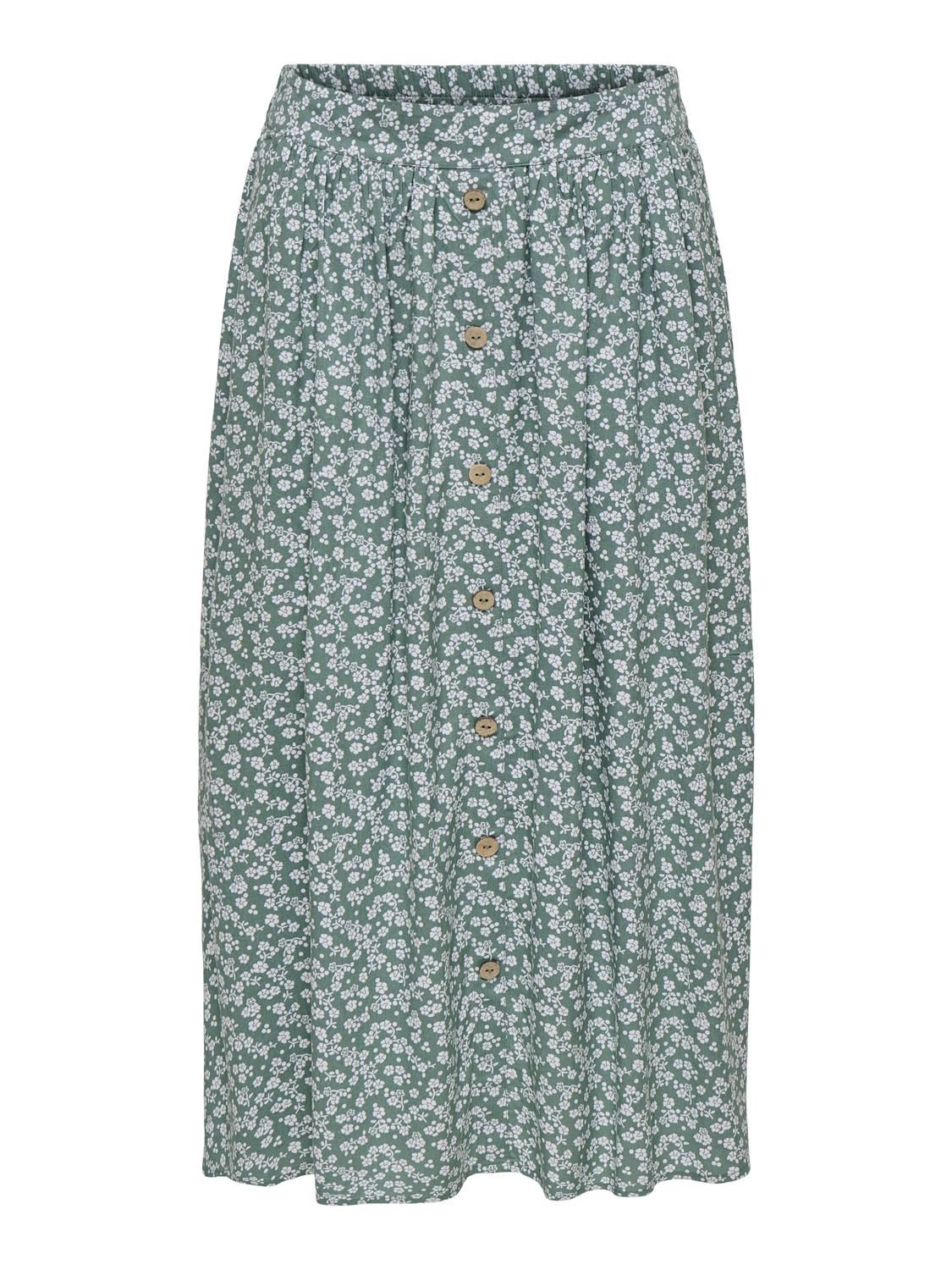 Onlmilano Aop Life Long Skirt Wvn Noos