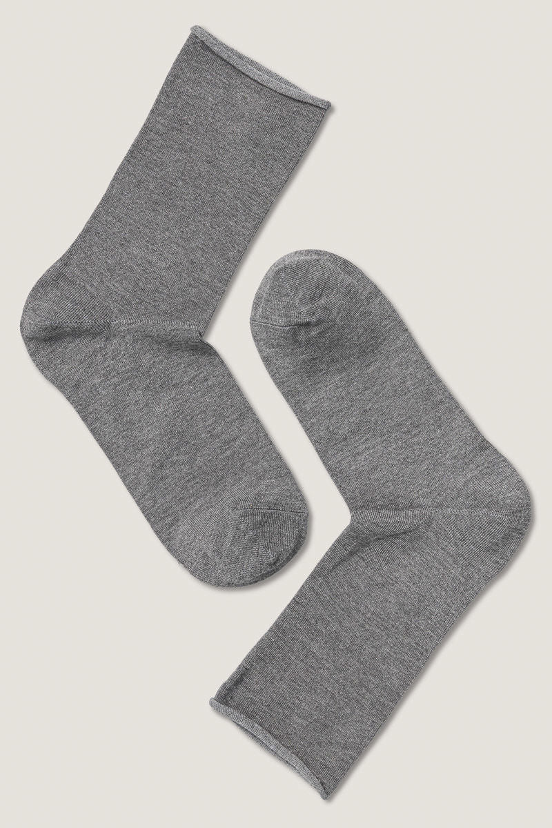 Bamboo Roll Top W Sock