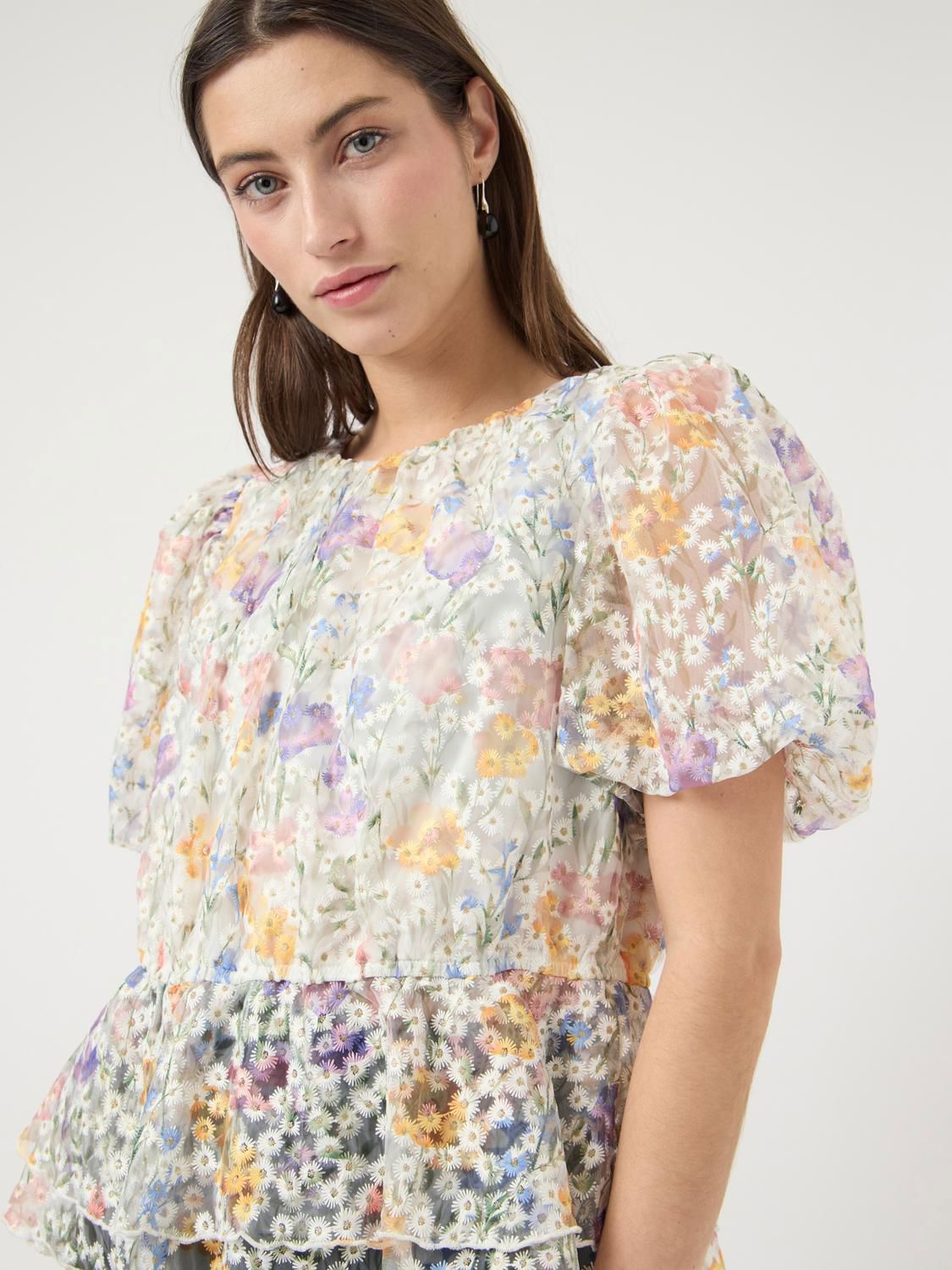 Leanna SS Top Star White