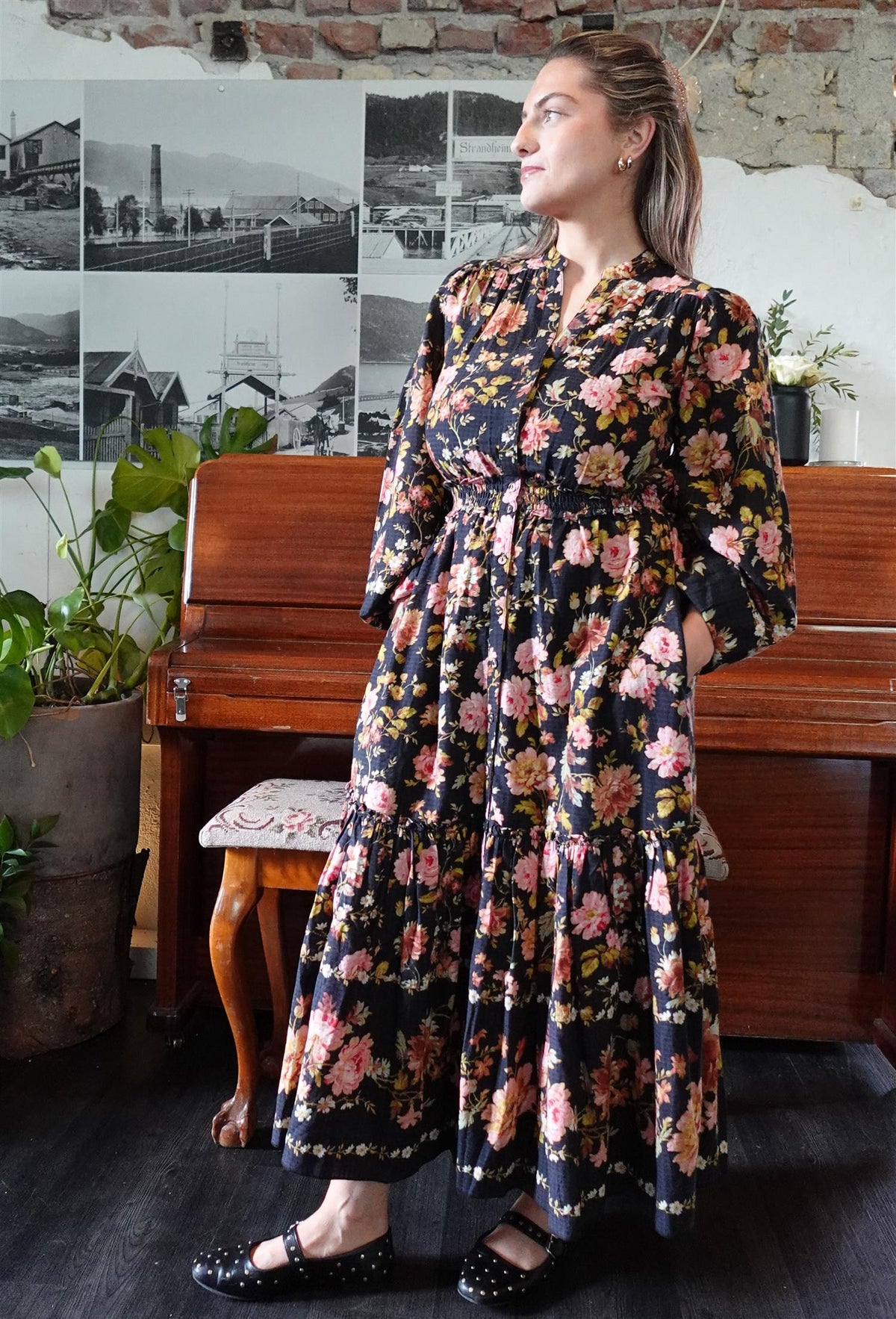 Bohemian midi dress
