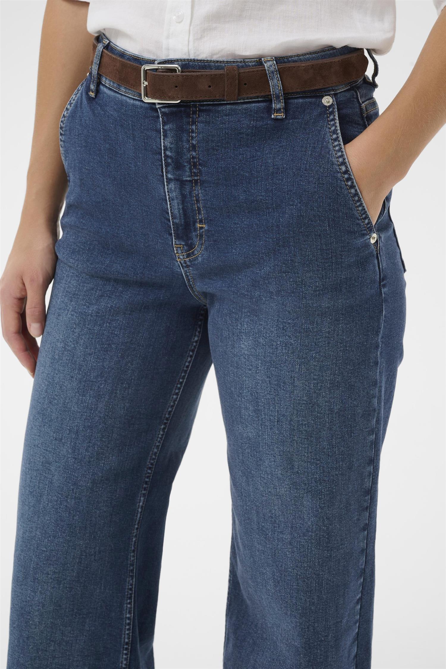 Safina Jeans Medium Dark Blue Denim