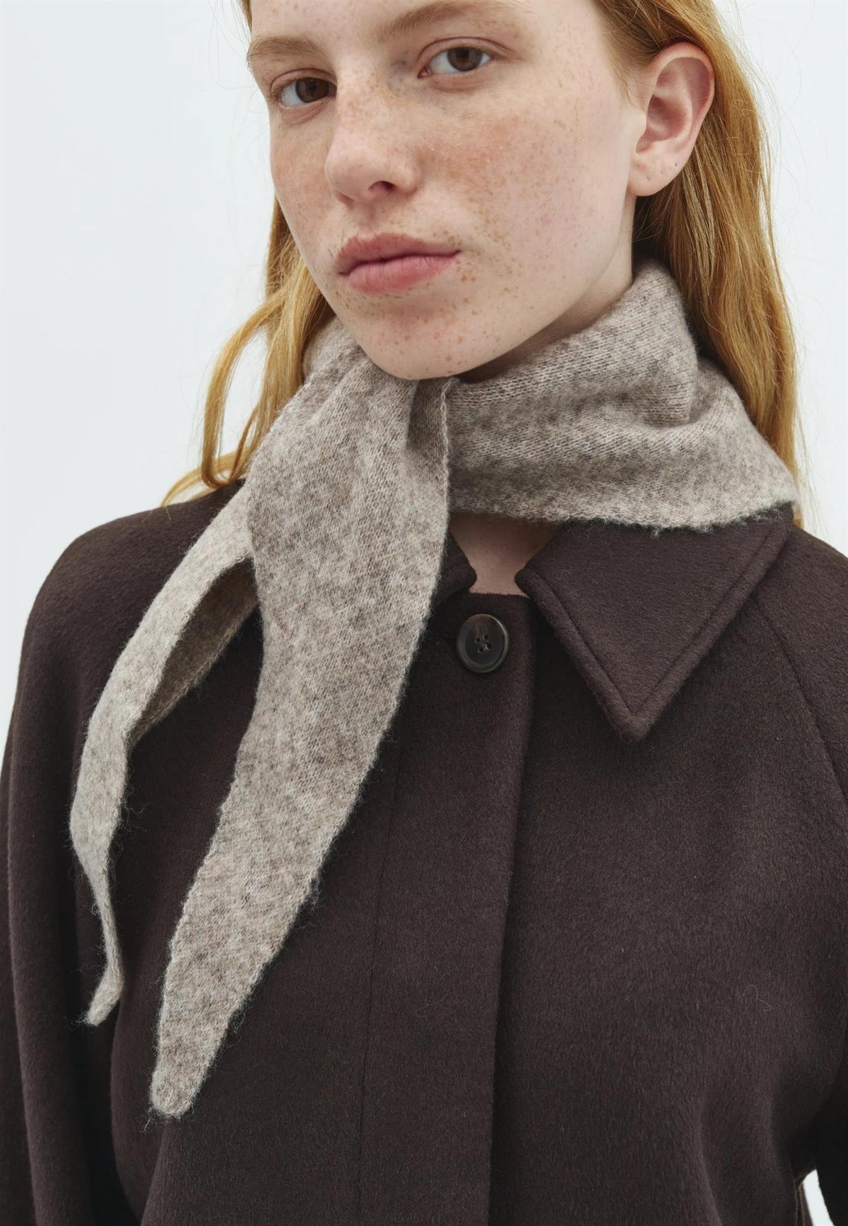 Ziggiette Oaklyn Scarf Greige Melange
