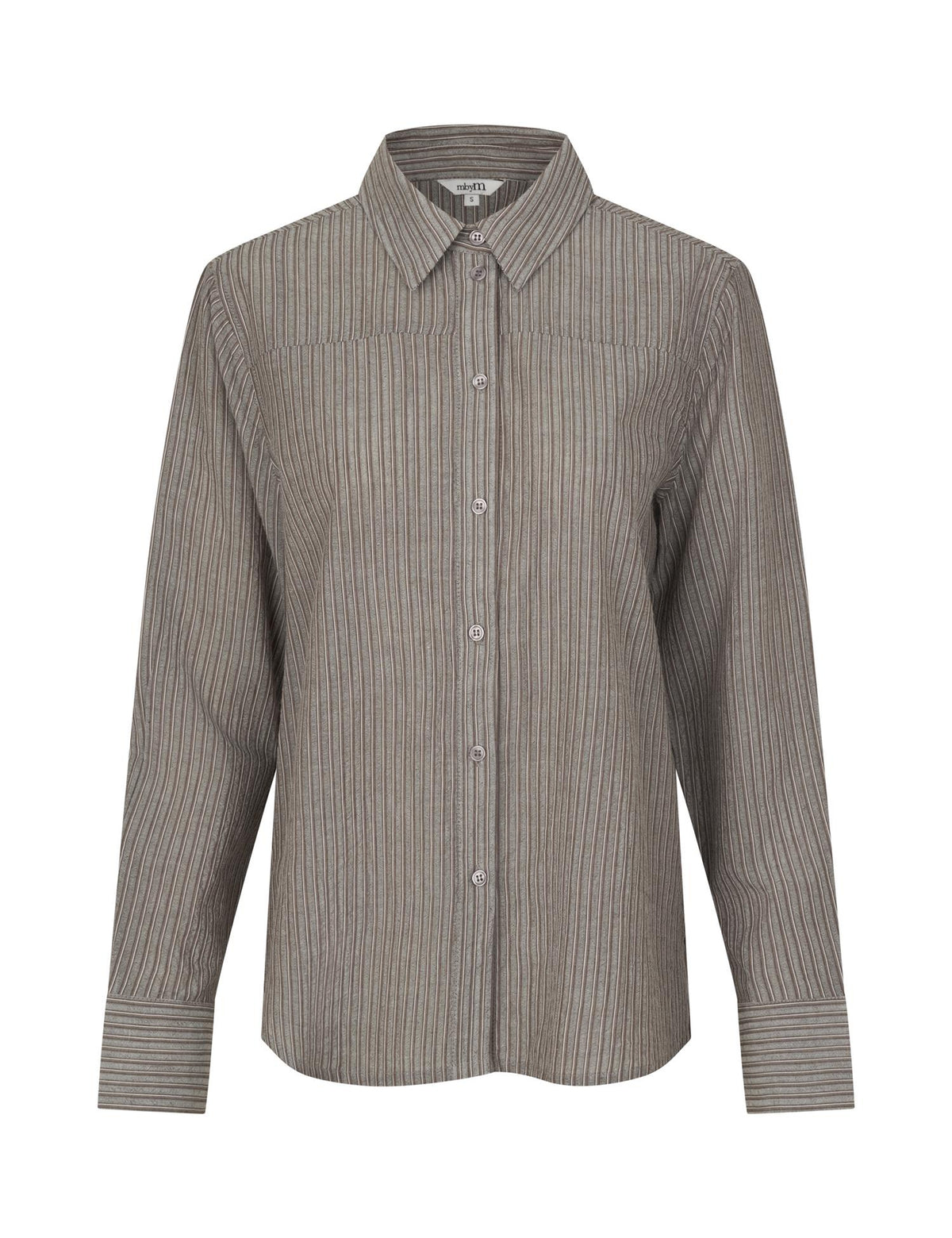 Kretina Darena Stripe Shirt Java Sugar Stripe