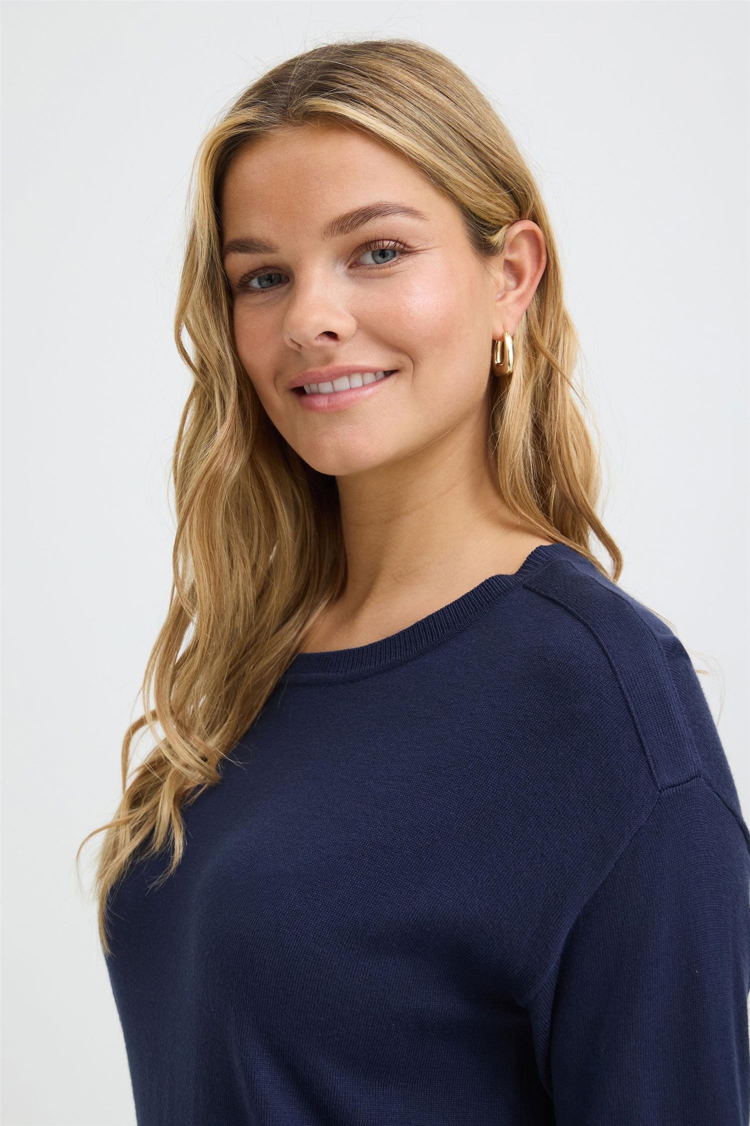 Frmary Pullover Navy Blazer