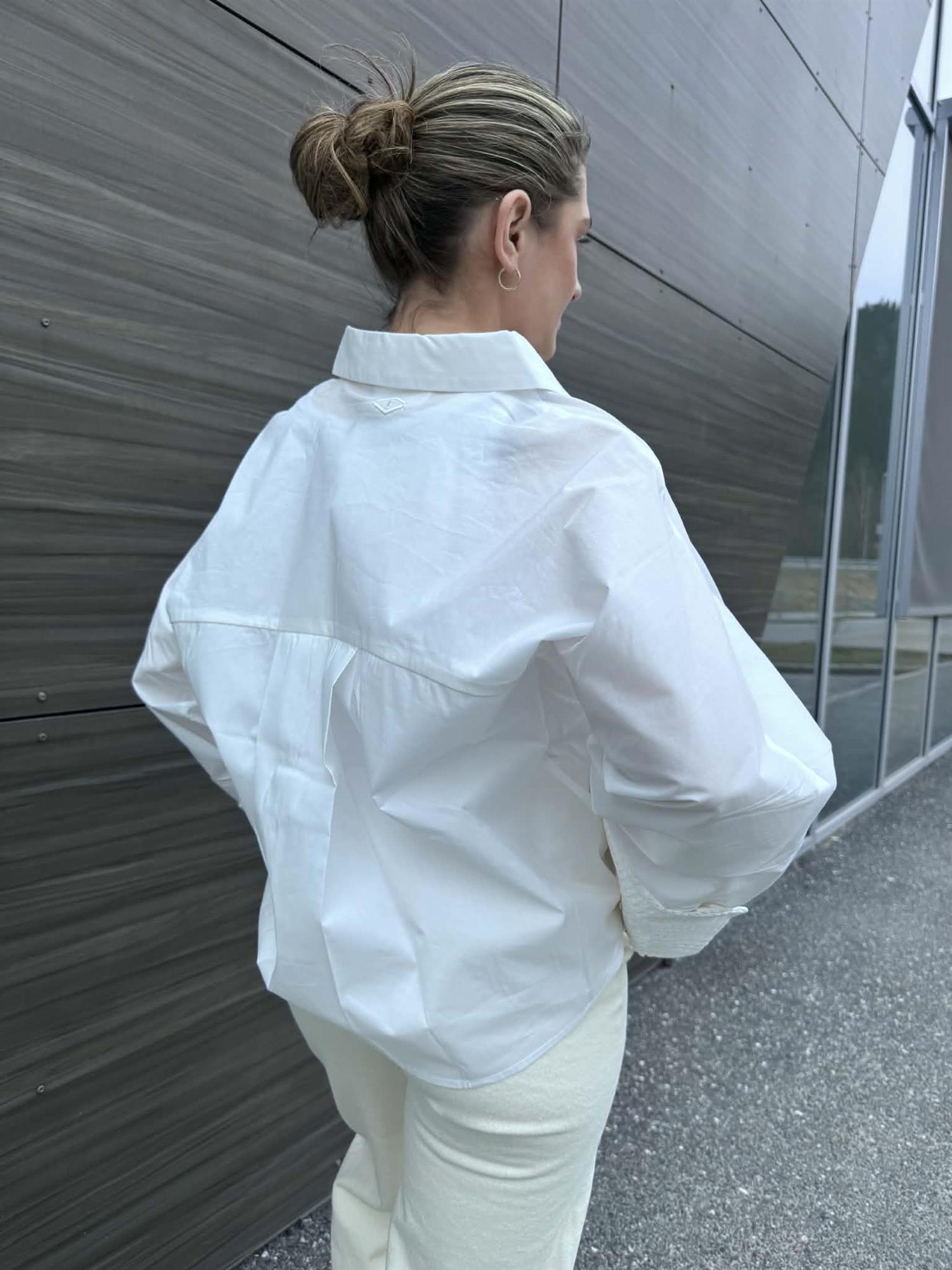 Atari Lace Shirt Bright White