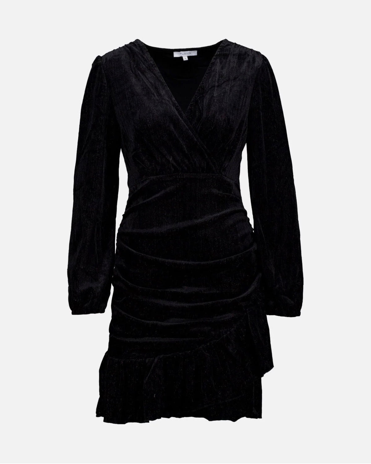 Alyssa Stripe Dress Black