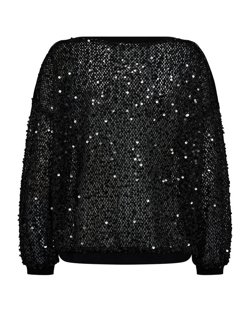 Fqnetty-Pullover Black