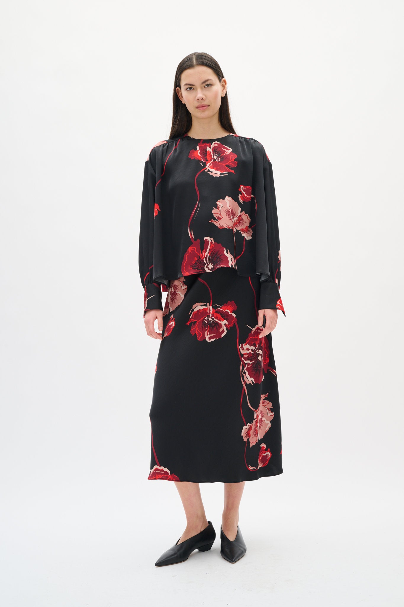 Dawn Blouse Poppy Rose