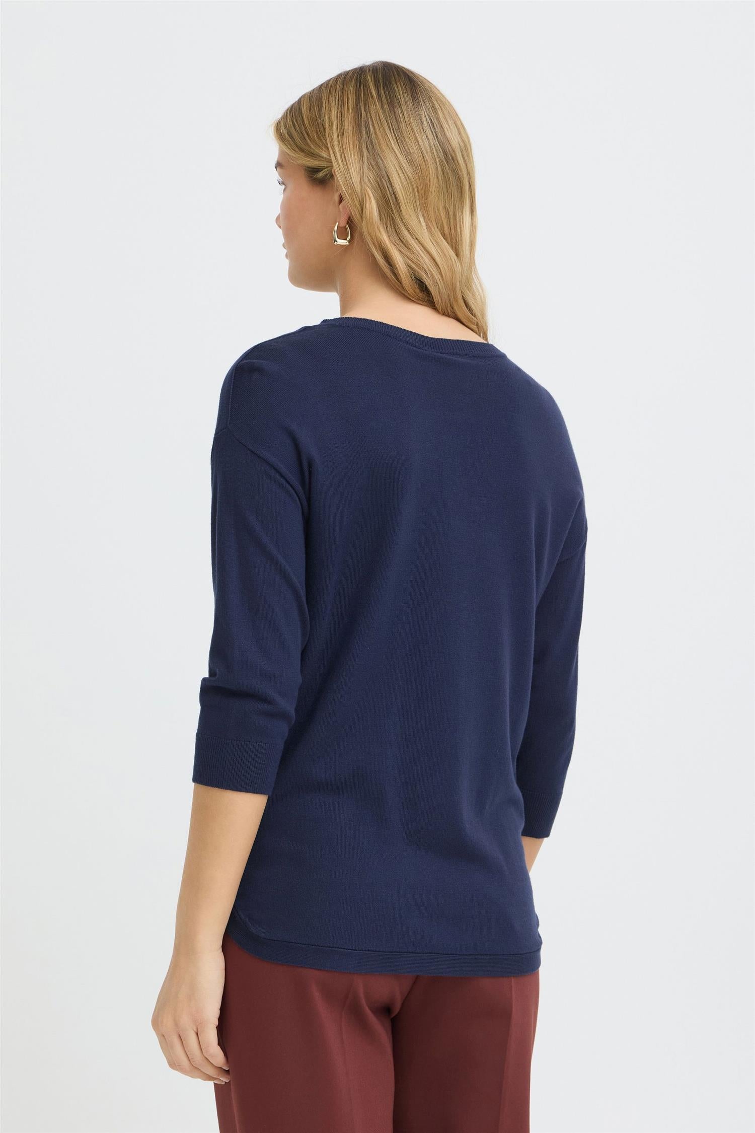 Frmary Pullover Navy Blazer